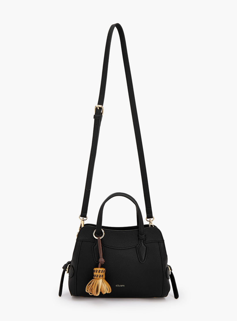 شنطة كروس بودي بارزة الملمس بتفاصيل شرابة من سيليست-women-bagsandwallets-handbags-image-2