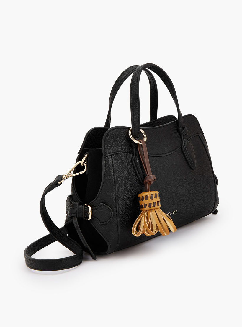 شنطة كروس بودي بارزة الملمس بتفاصيل شرابة من سيليست-women-bagsandwallets-handbags-image-3