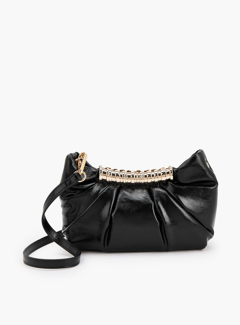 Celeste Pleated Sling Bag with Button Closure-women-bagsandwallets-handbags-image-5