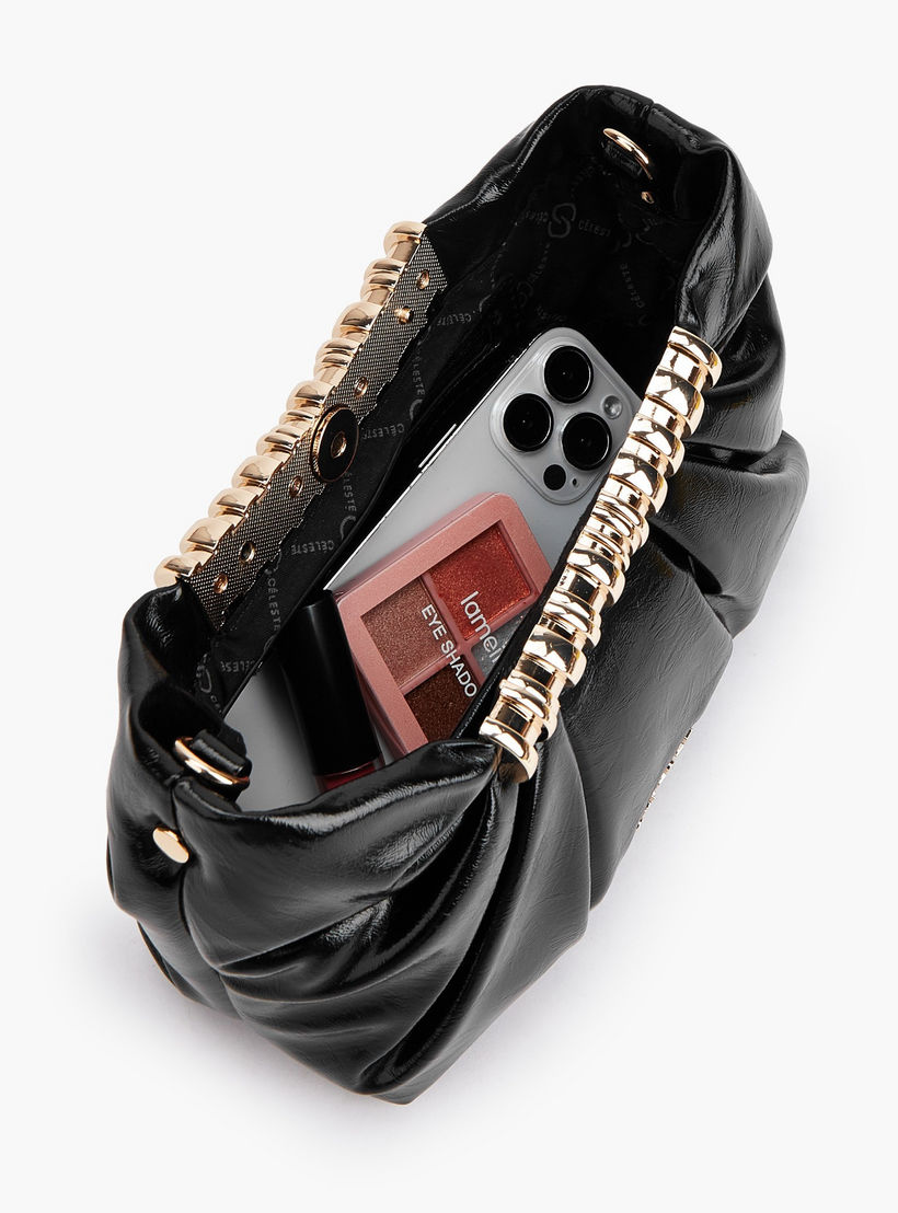 Celeste Pleated Sling Bag with Button Closure-women-bagsandwallets-handbags-image-7