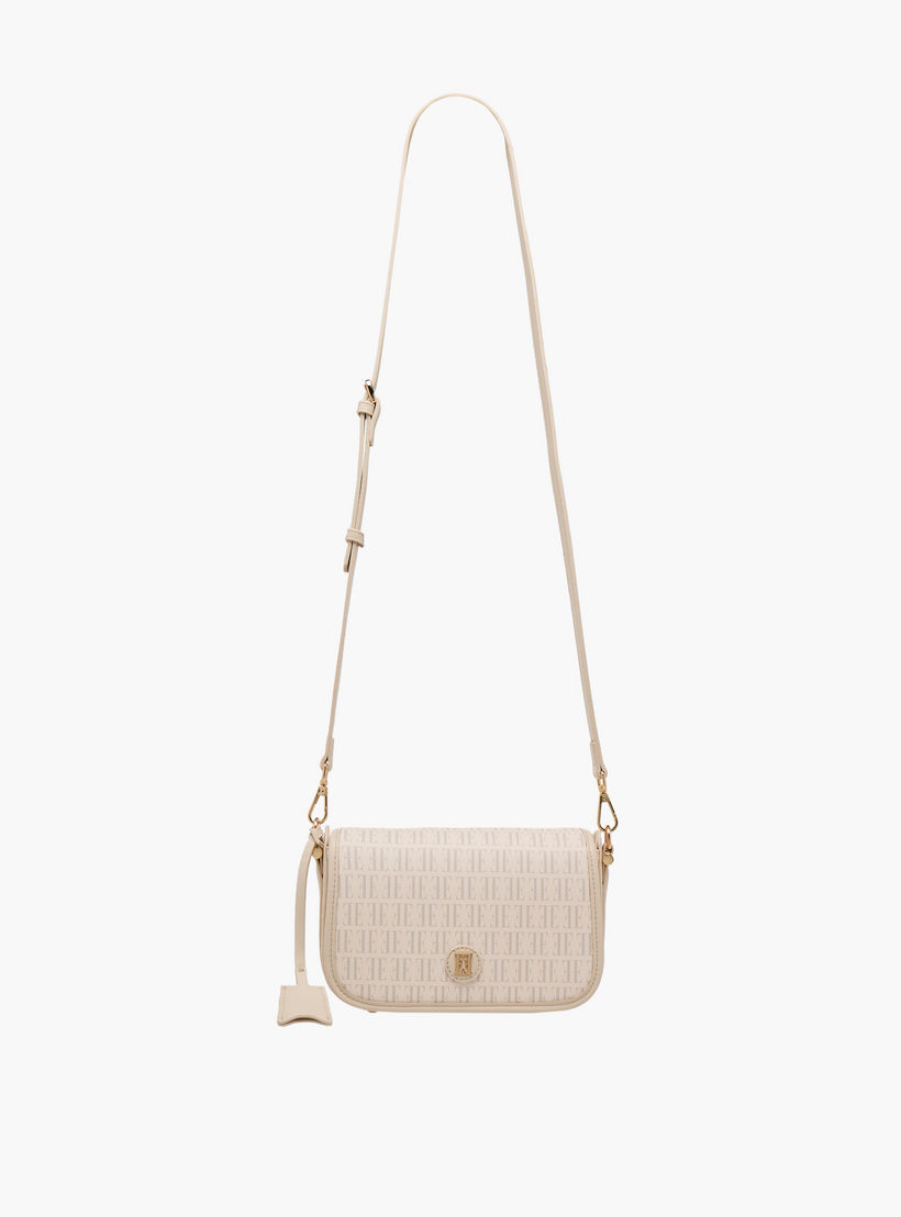 Elle Monogram Print Crossbody Bag with Detachable Strap-women-bagsandwallets-handbags-image-2