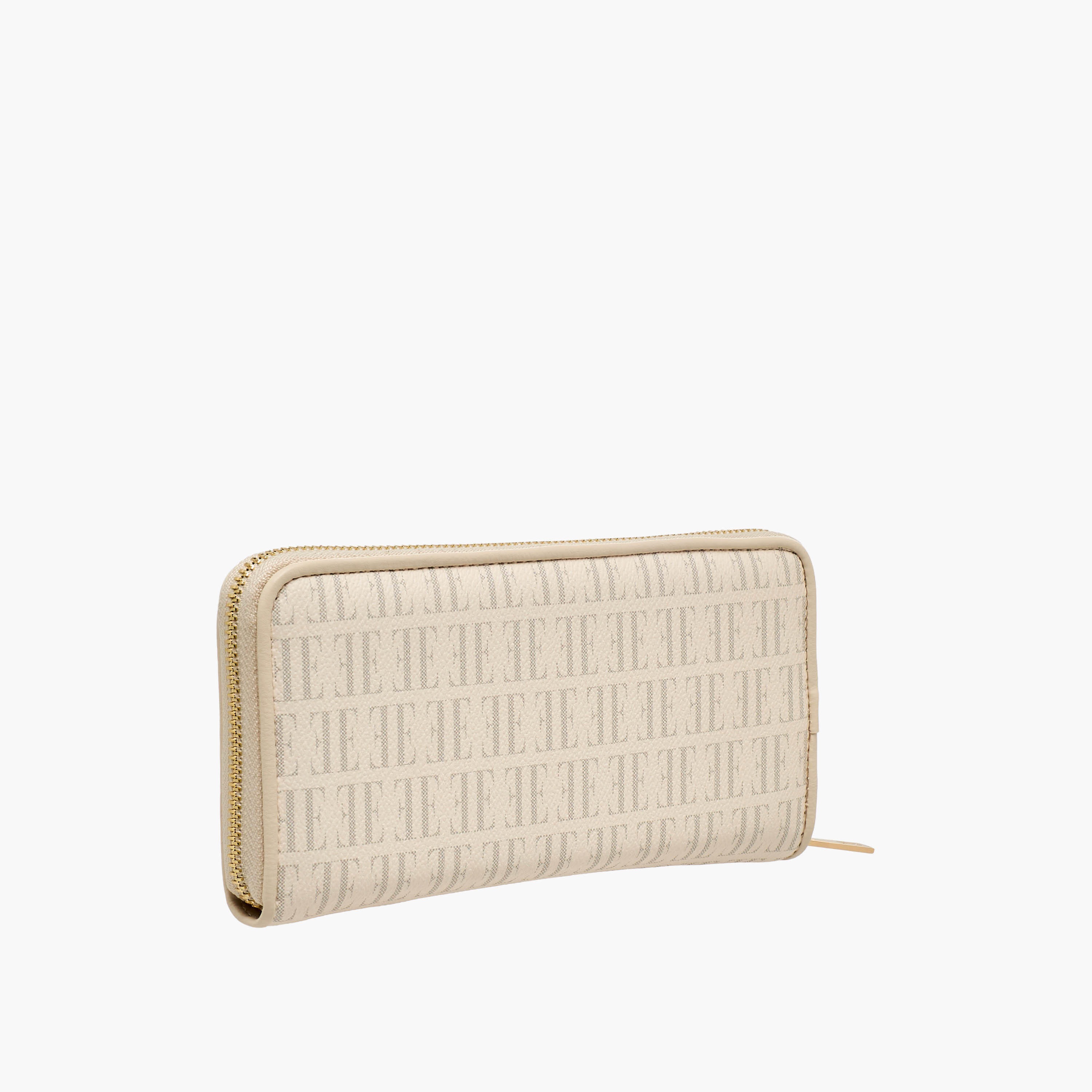 محفظة بطبعات مونوجرام وسحاب إغلاق من إيل-women-bagsandwallets-wallets-image-3