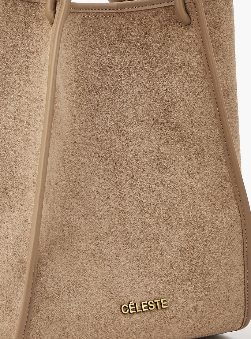 Celeste Textured Tote Bag with Crossbody Bag-women-bagsandwallets-handbags-image-6
