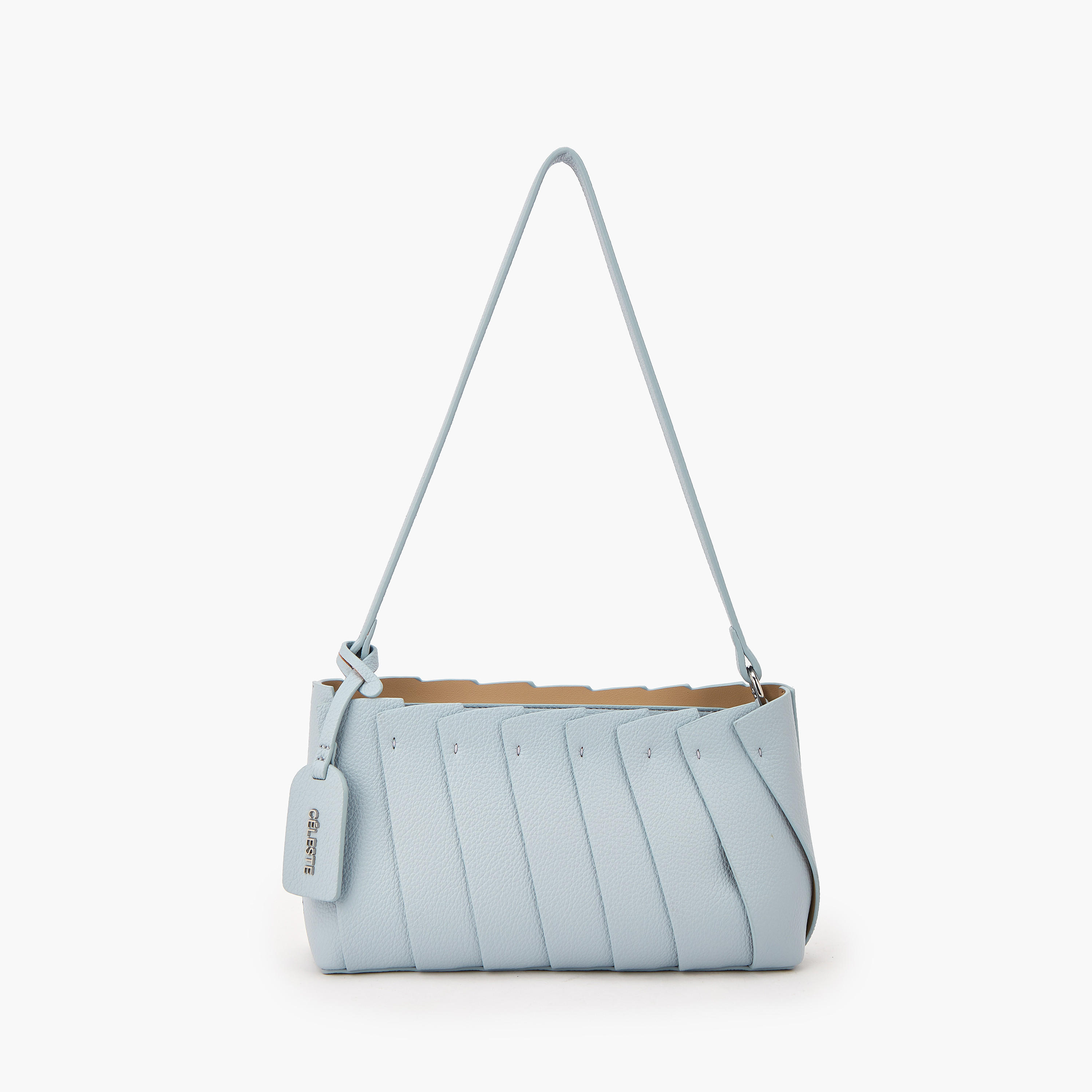 شنطة كتف بارزة الملمس بمقبض حزام من سيليست-women-bagsandwallets-handbags-image-1