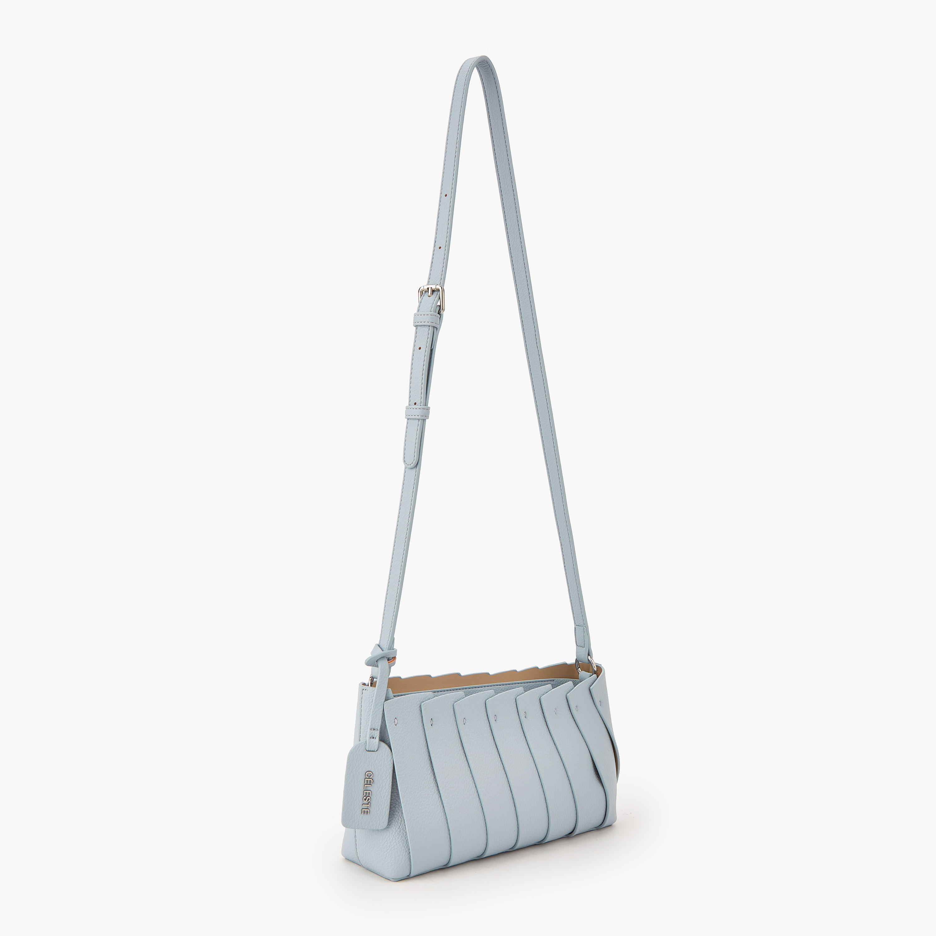 شنطة كتف بارزة الملمس بمقبض حزام من سيليست-women-bagsandwallets-handbags-image-2