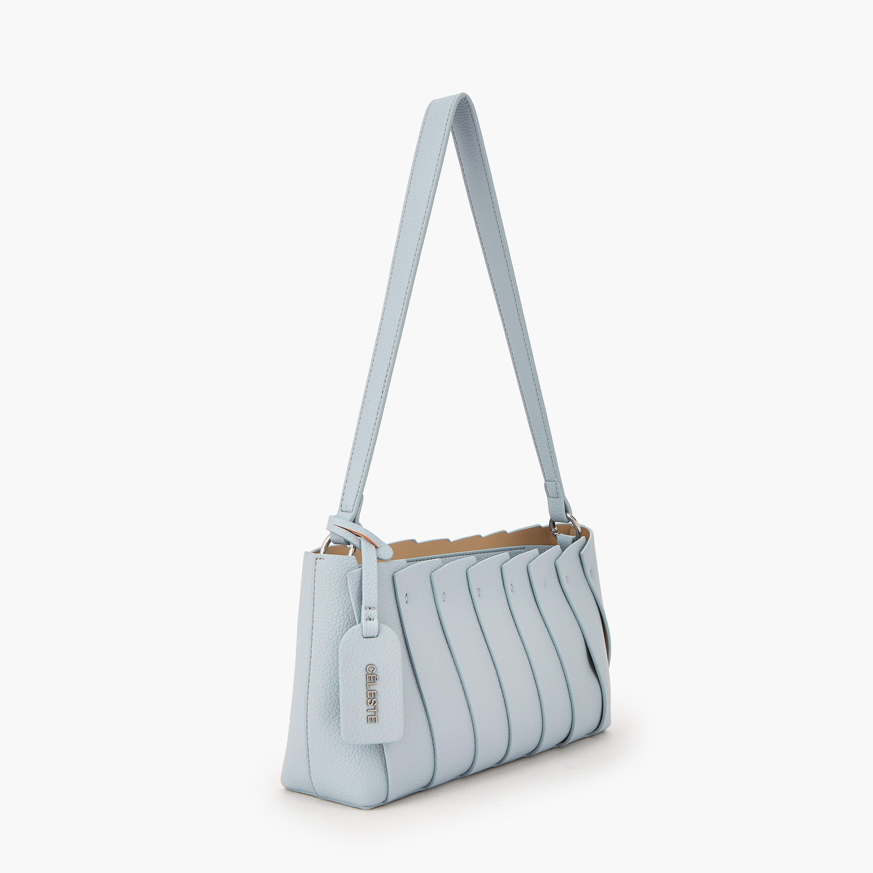 شنطة كتف بارزة الملمس بمقبض حزام من سيليست-women-bagsandwallets-handbags-image-3