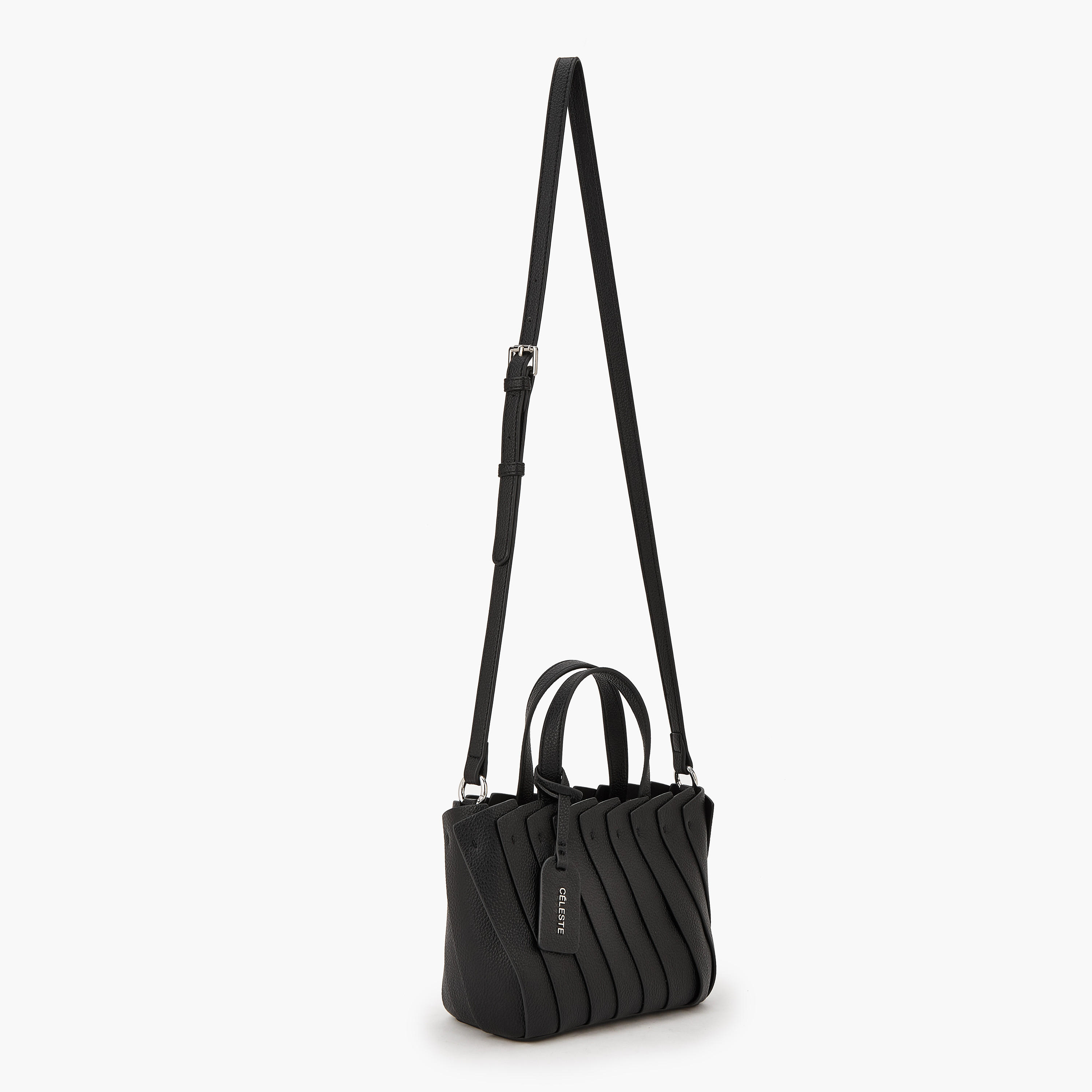 شنطة توتي بارزة الملمس بحزام قابل للتعديل من سيليست-women-bagsandwallets-handbags-image-2
