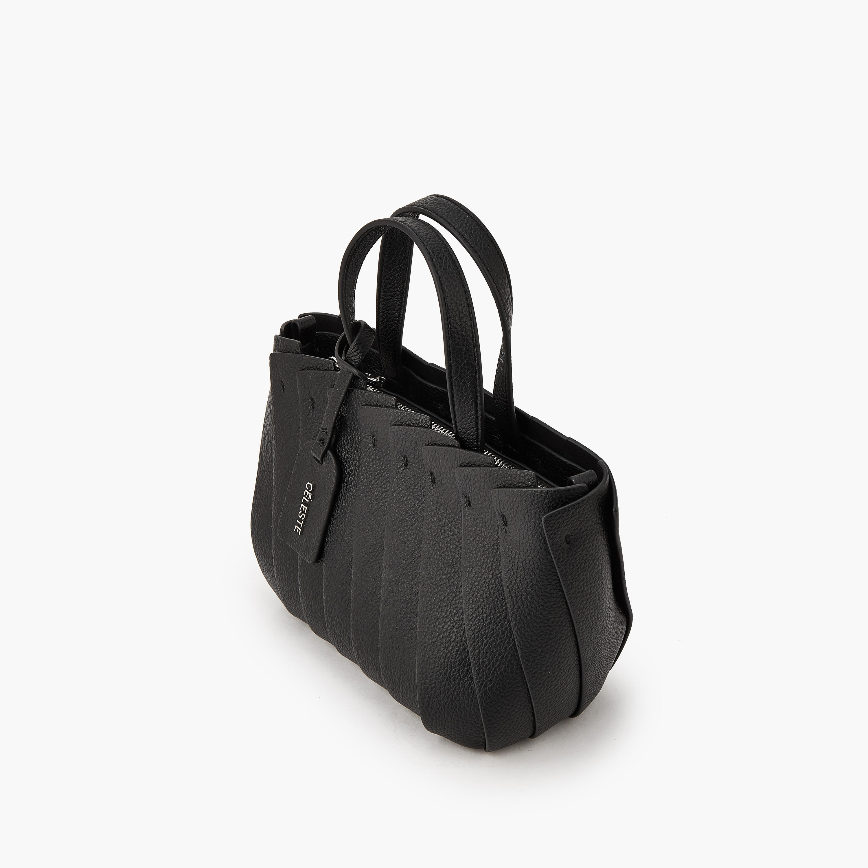 شنطة توتي بارزة الملمس بحزام قابل للتعديل من سيليست-women-bagsandwallets-handbags-image-5