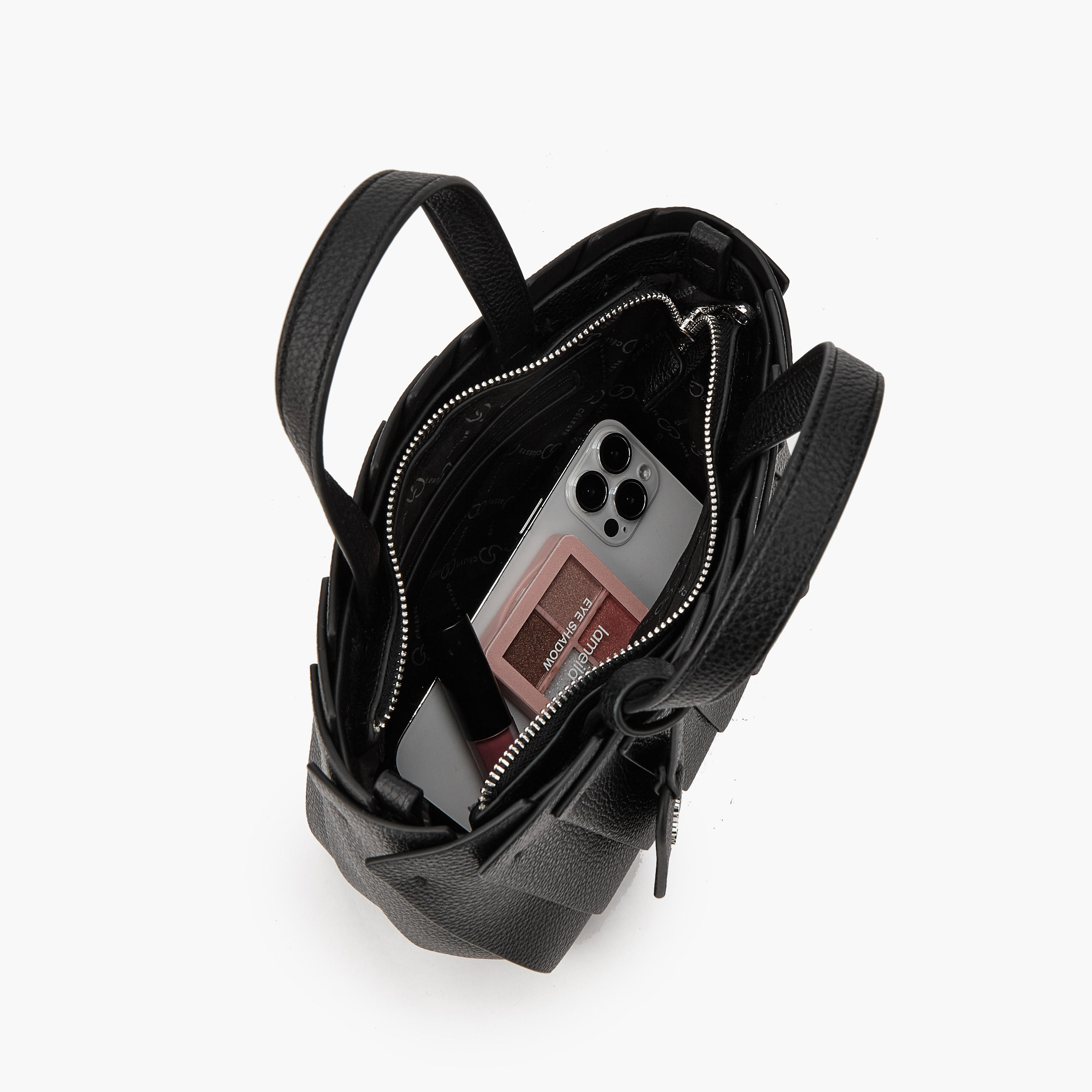 شنطة توتي بارزة الملمس بحزام قابل للتعديل من سيليست-women-bagsandwallets-handbags-image-7