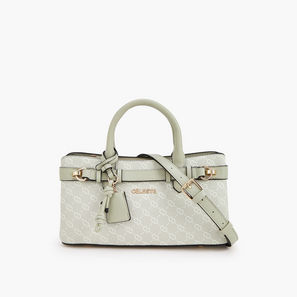 Celeste Monogram Print Tote Bag with Detachable Strap-women-image-1