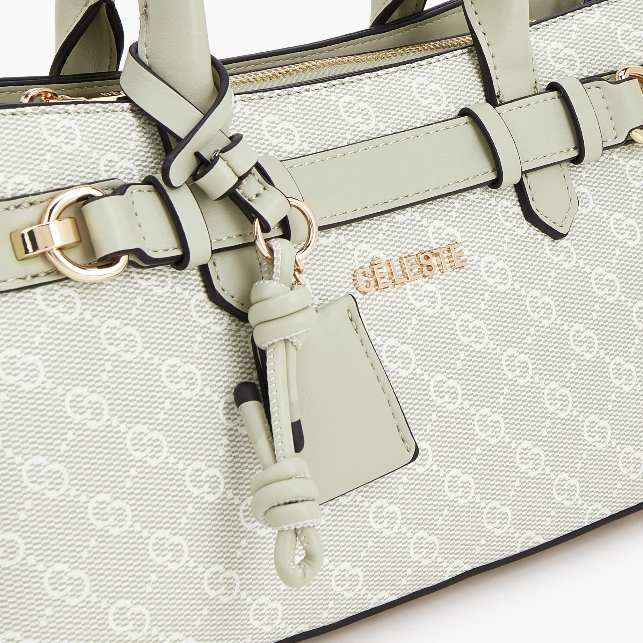 Celeste Monogram Print Tote Bag with Detachable Strap-women-bagsandwallets-handbags-image-4
