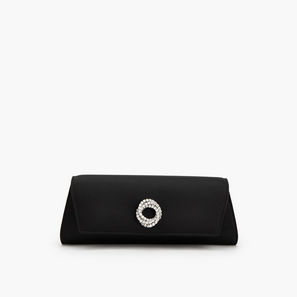 Celeste Embellished Clutch with Detachable Chain Strap-women-image-1