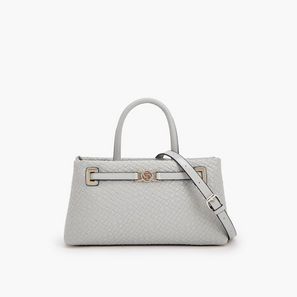Celeste Textured Satchel Bag with Detachable Strap-women-image-1