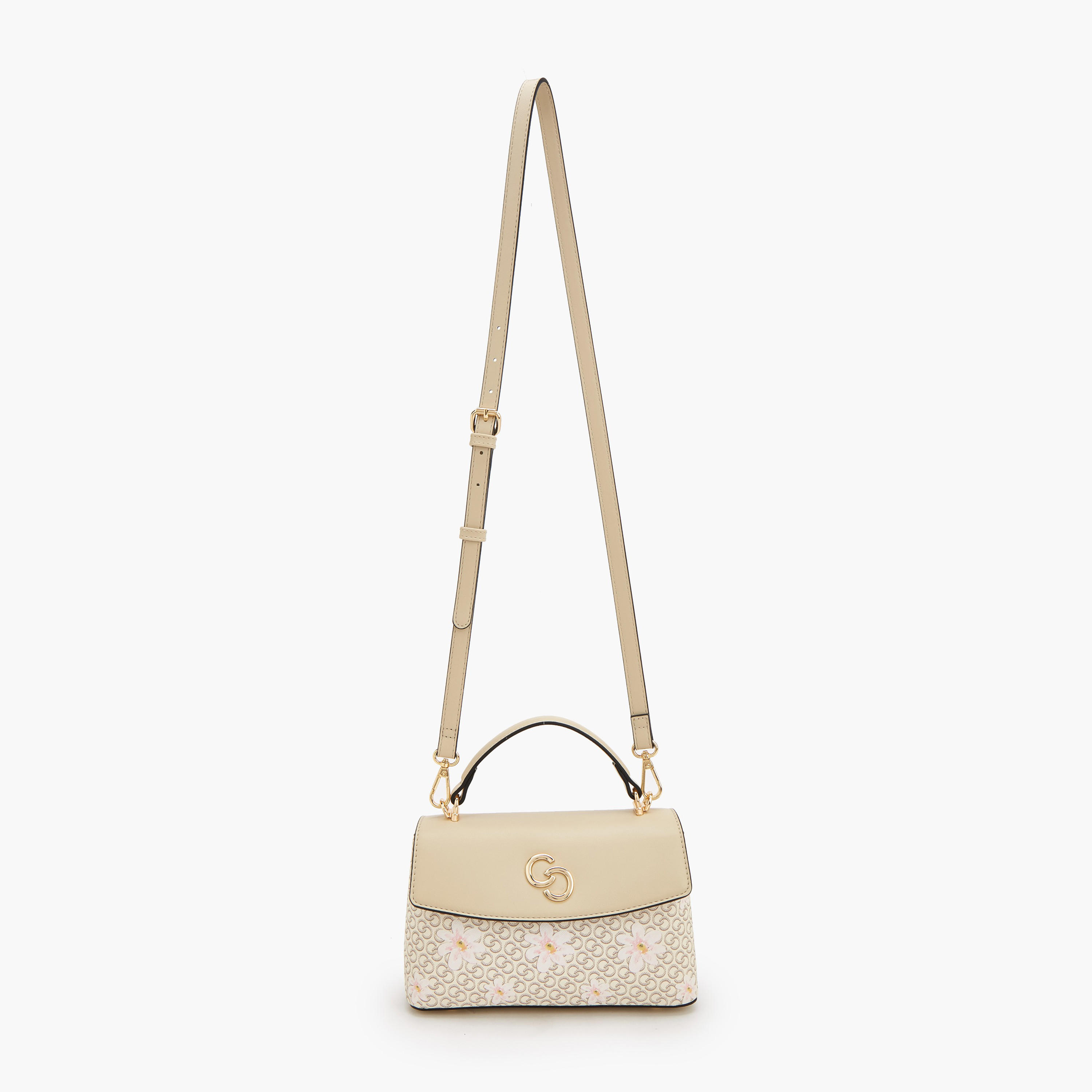 شنطة كروس بودي بطبعات مونوجرام وحزام قابل للفصل من سيليست-women-bagsandwallets-handbags-image-2