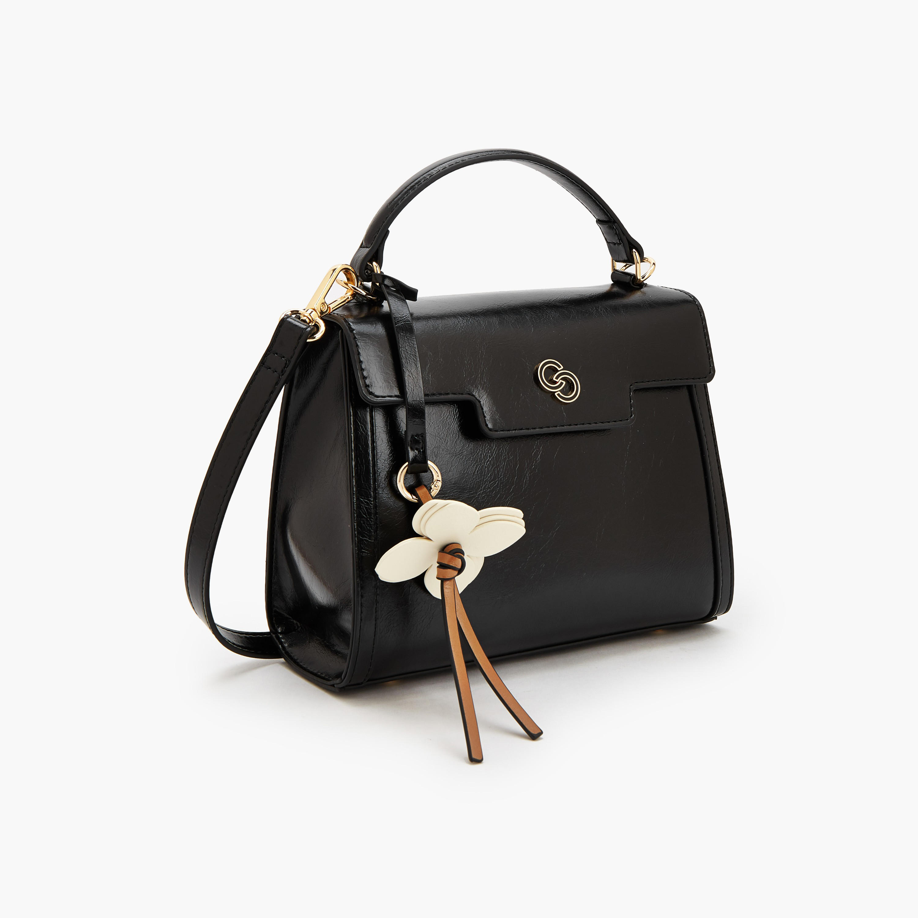 شنطة ساتشيل سادة بحزام قابل للفصل من سيليست-women-bagsandwallets-handbags-image-3