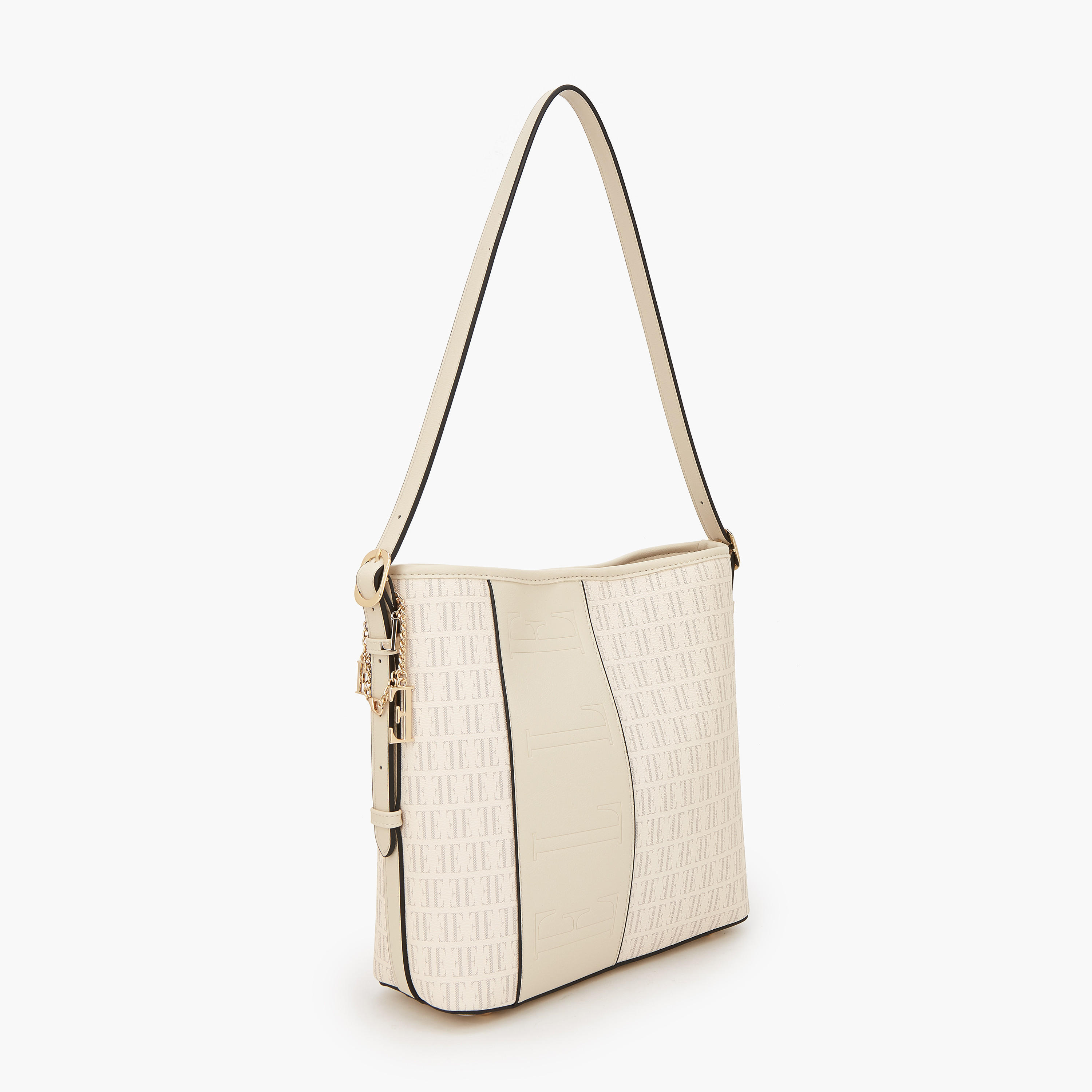 شنطة كتف بطبعة مونوجرام مع شنطة صغيرة من إيل-women-bagsandwallets-handbags-image-4