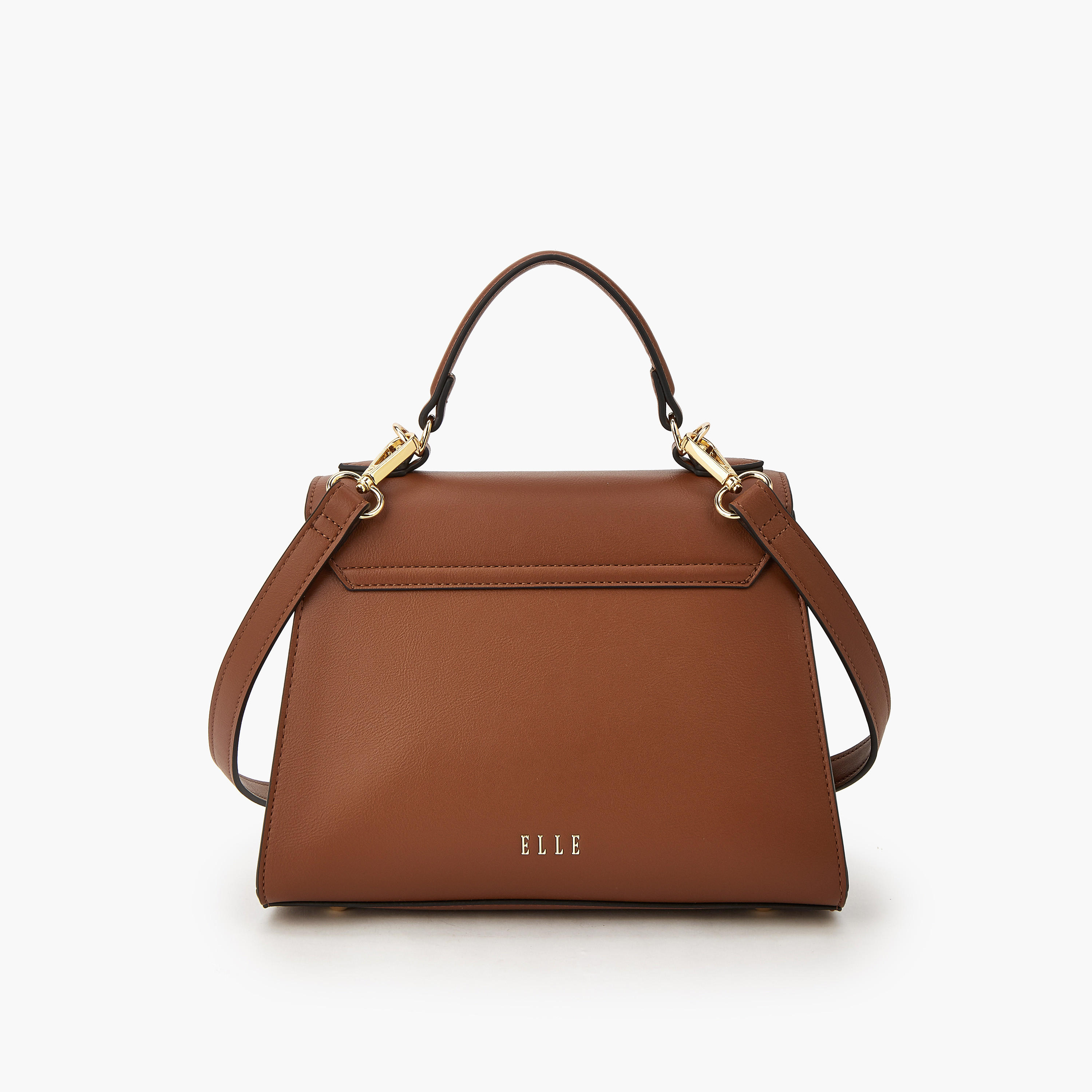 Elle Cutwork Satchel Bag with Detachable Strap-women-bagsandwallets-handbags-image-5