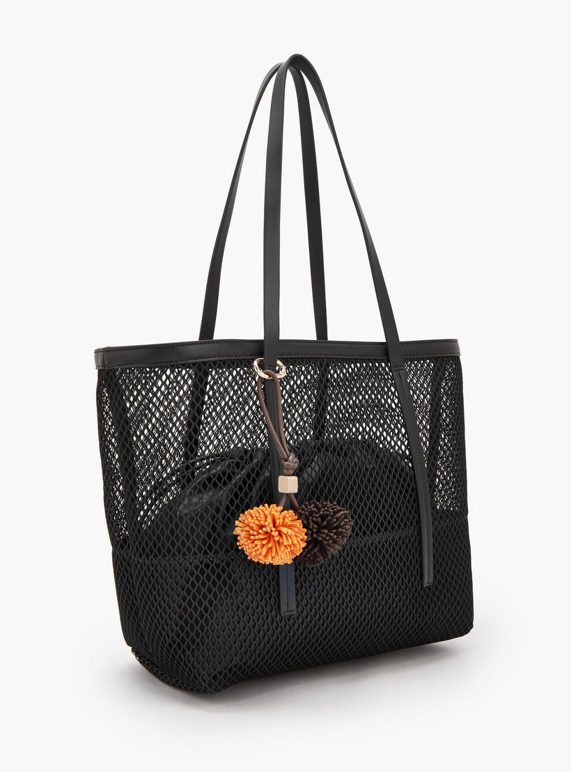 Celeste Textured Shopper Bag with Drawstring Pouch-women-bagsandwallets-handbags-image-3