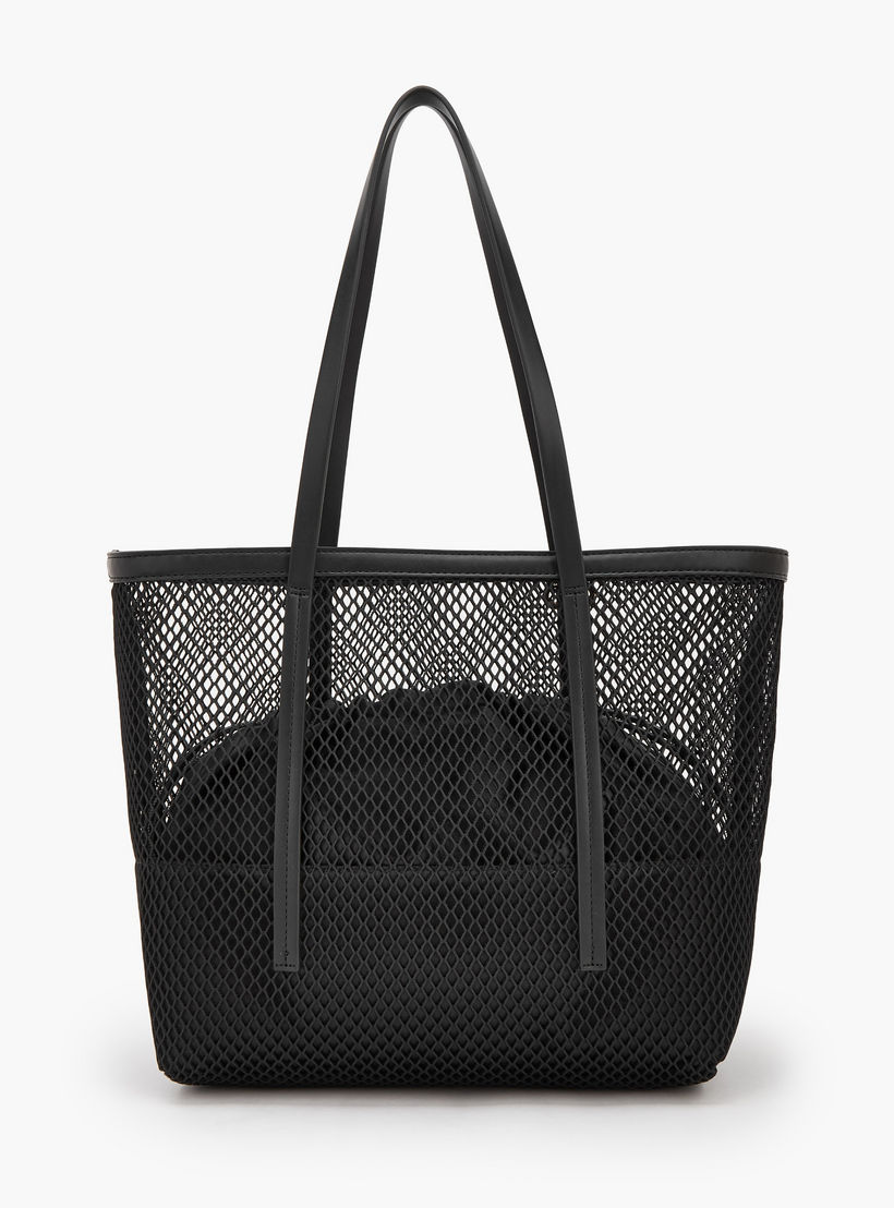 Celeste Textured Shopper Bag with Drawstring Pouch-women-bagsandwallets-handbags-image-5