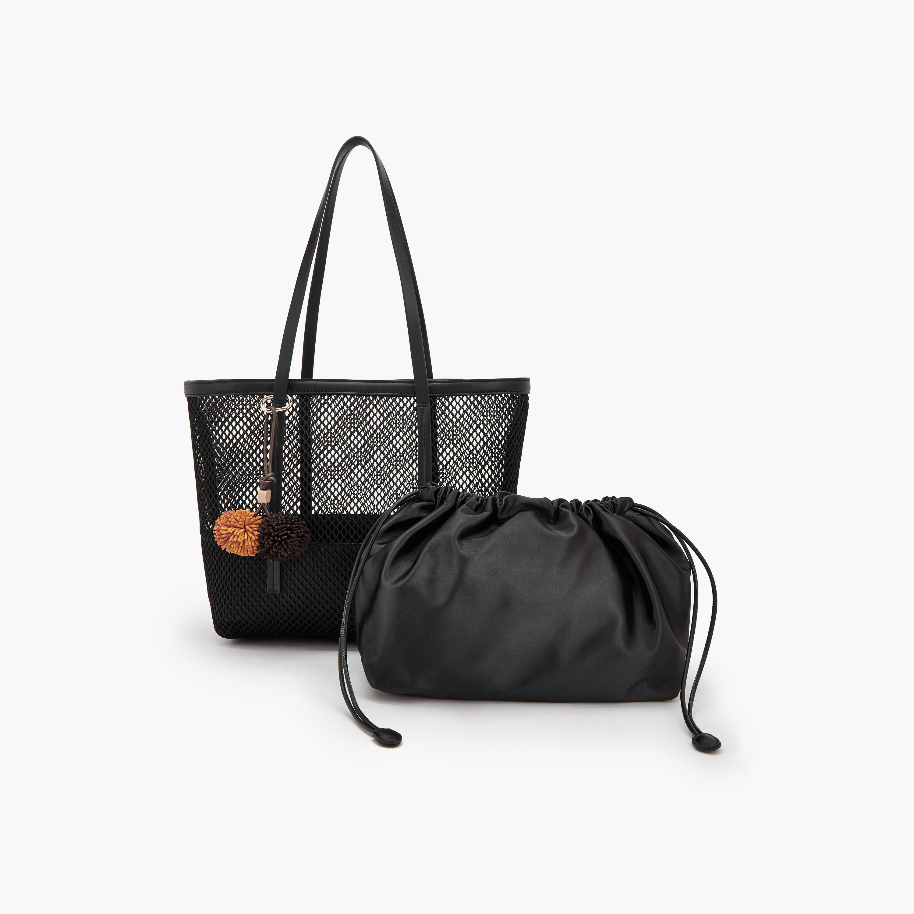 Celeste Textured Shopper Bag with Drawstring Pouch-women-bagsandwallets-handbags-image-6