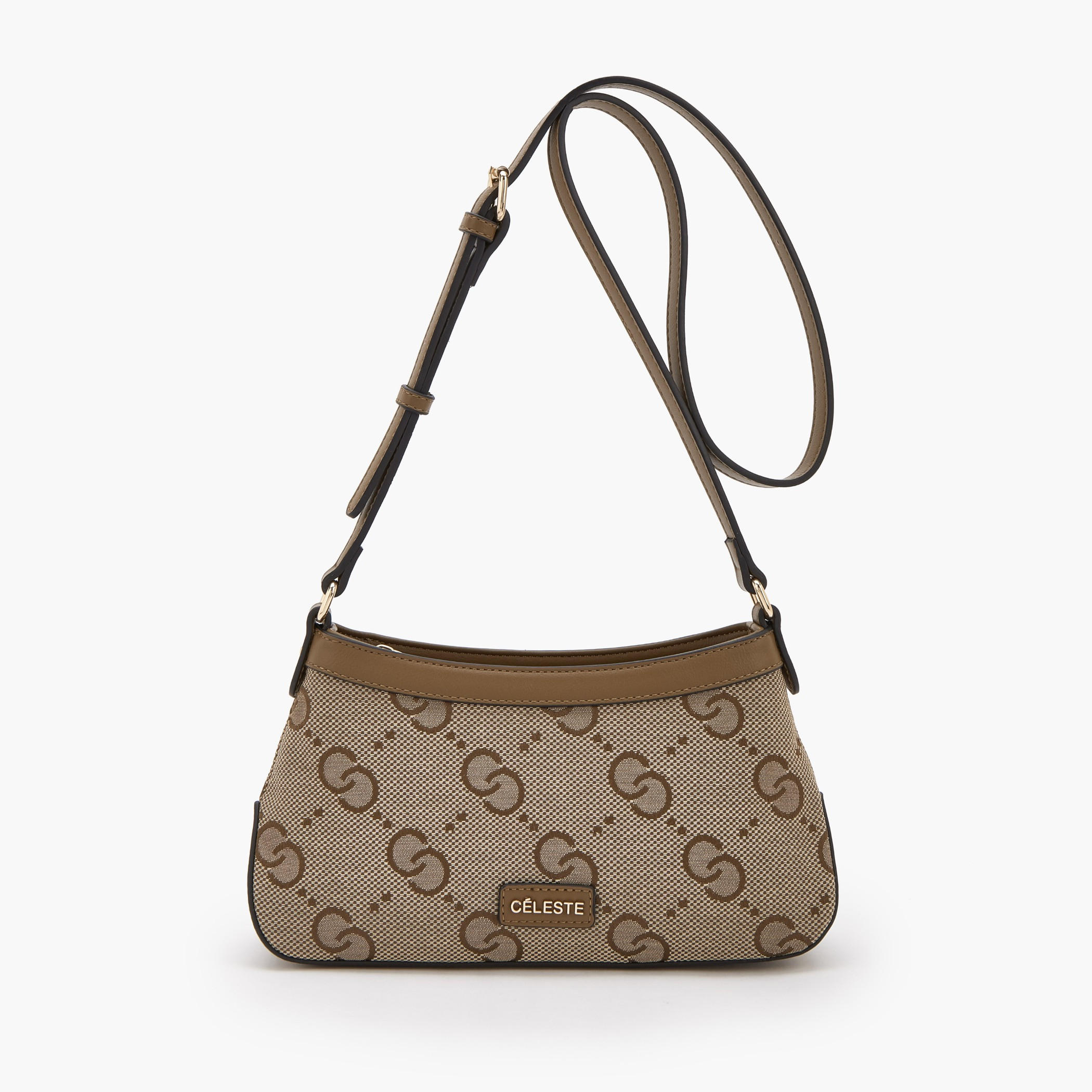 Celeste Textured Crossbody Bag with Adjustable Strap-women-bagsandwallets-handbags-image-1