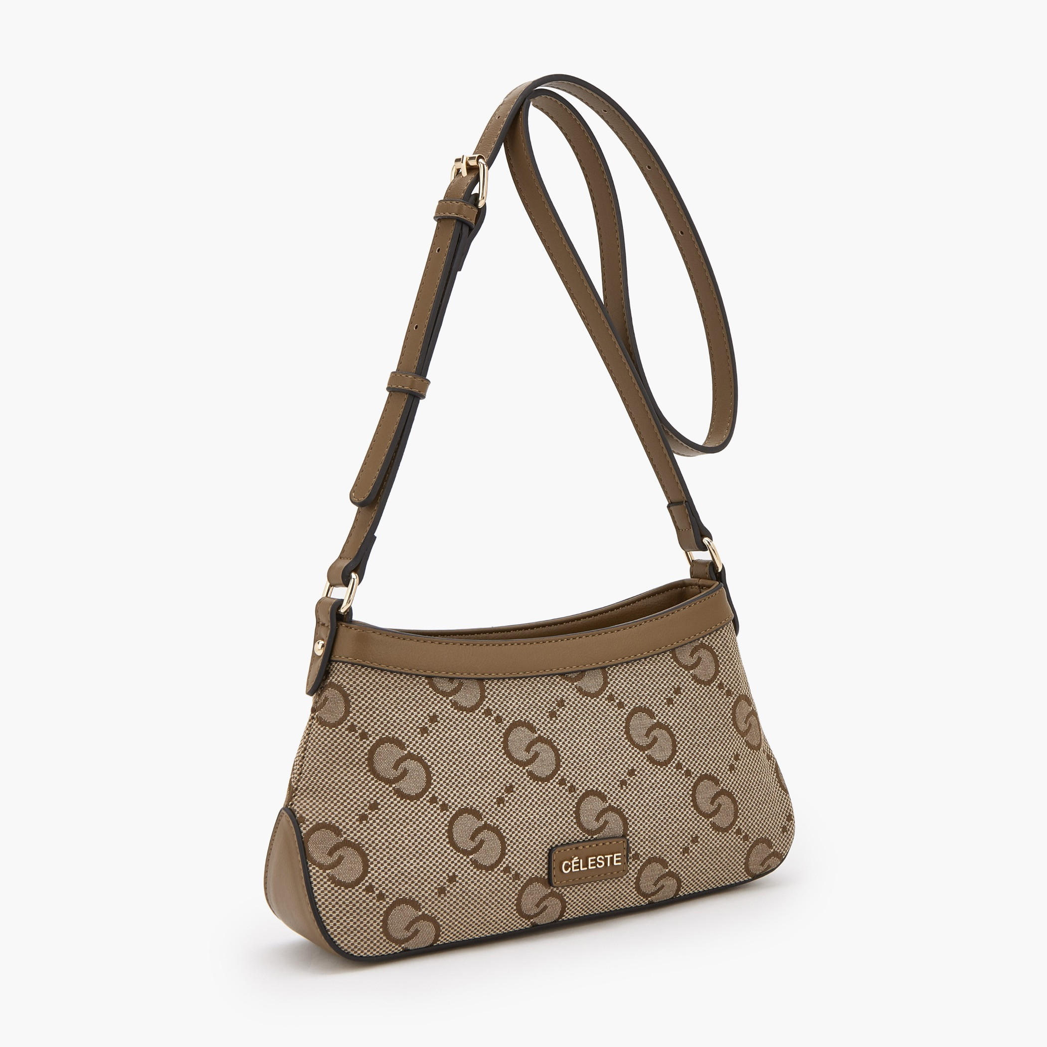 Celeste Textured Crossbody Bag with Adjustable Strap-women-bagsandwallets-handbags-image-3