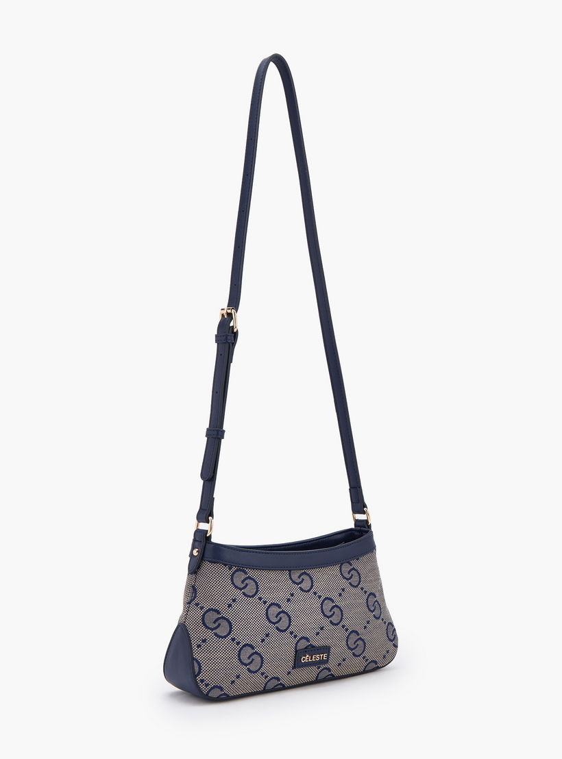 شنطة كروس بودي بارزة الملمس بحزام قابل للتعديل من سيليست-women-bagsandwallets-handbags-image-2