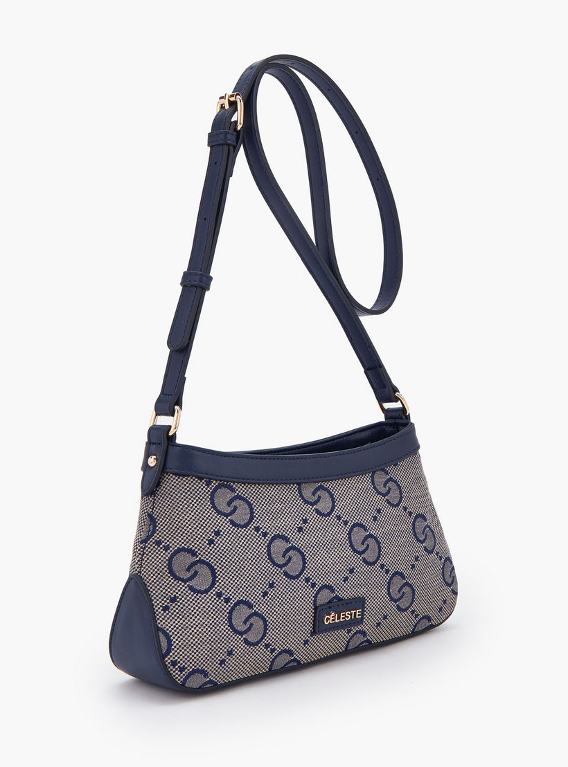 شنطة كروس بودي بارزة الملمس بحزام قابل للتعديل من سيليست-women-bagsandwallets-handbags-image-3