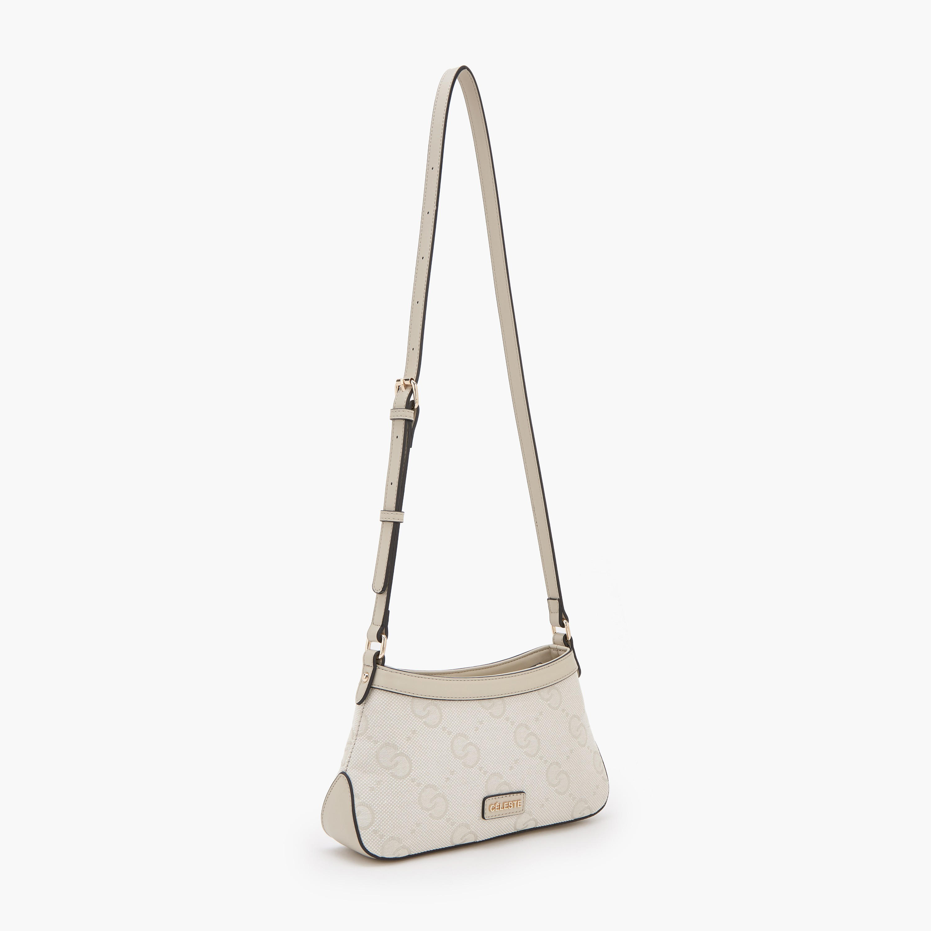 Celeste Textured Crossbody Bag with Adjustable Strap-women-bagsandwallets-handbags-image-2