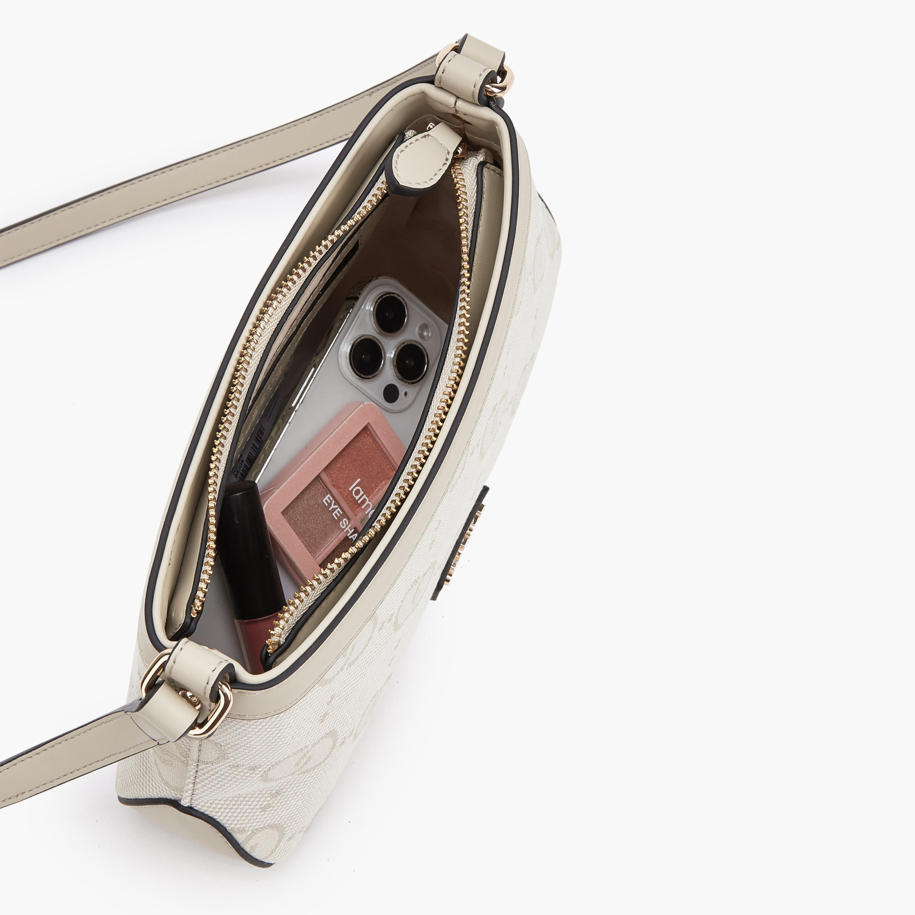 Celeste Textured Crossbody Bag with Adjustable Strap-women-bagsandwallets-handbags-image-7