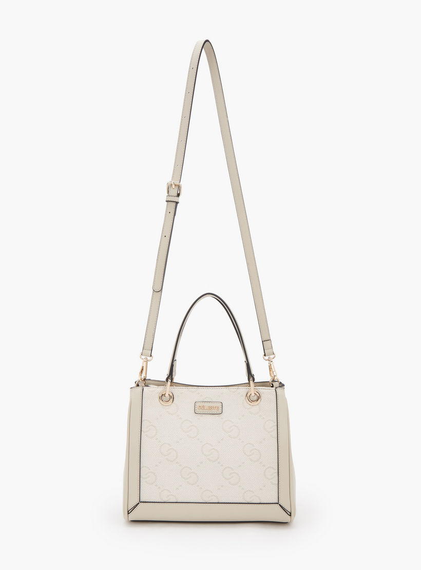 Celeste Textured Tote Bag with Detachable Strap-women-bagsandwallets-handbags-image-2
