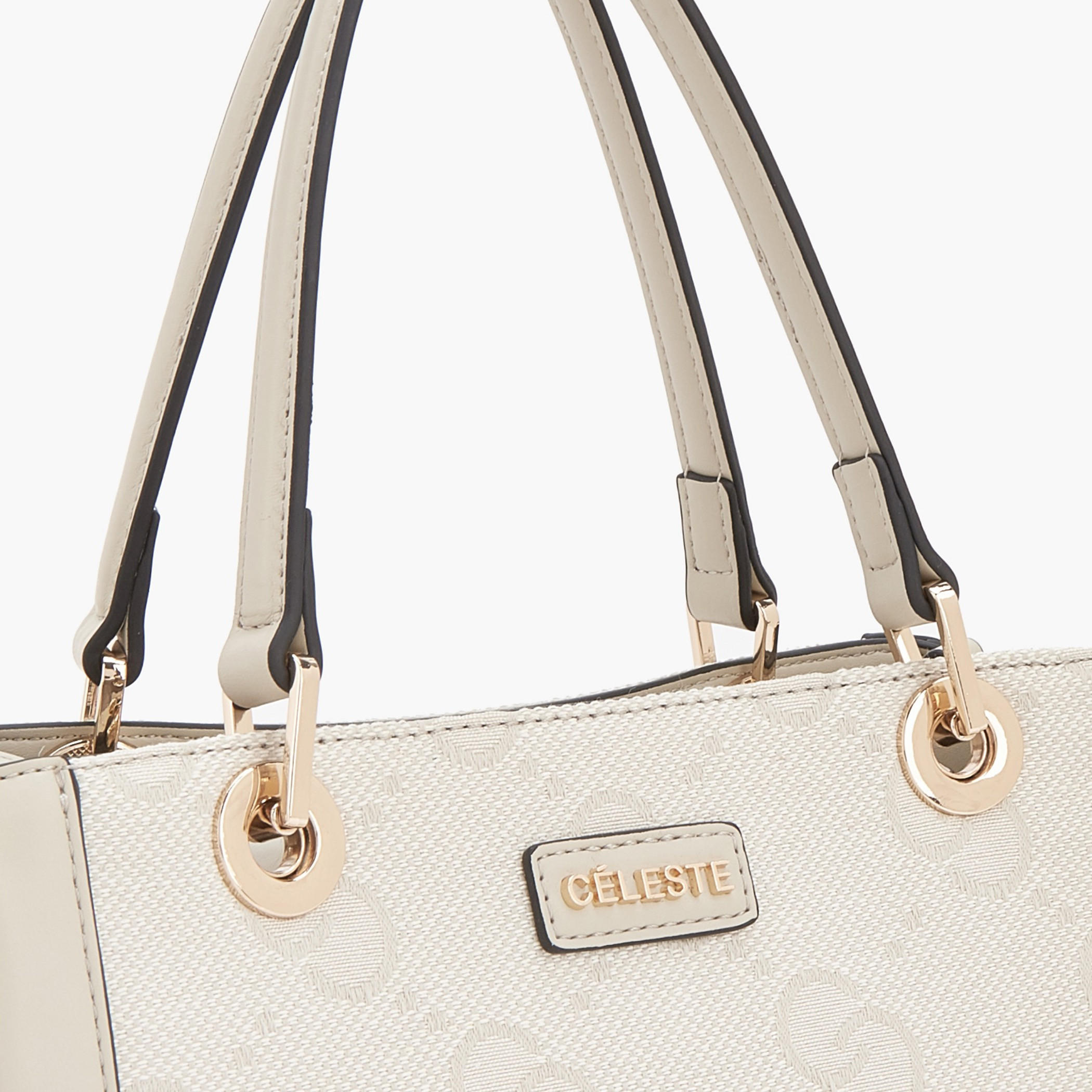 Celeste Textured Tote Bag with Detachable Strap-women-bagsandwallets-handbags-image-4