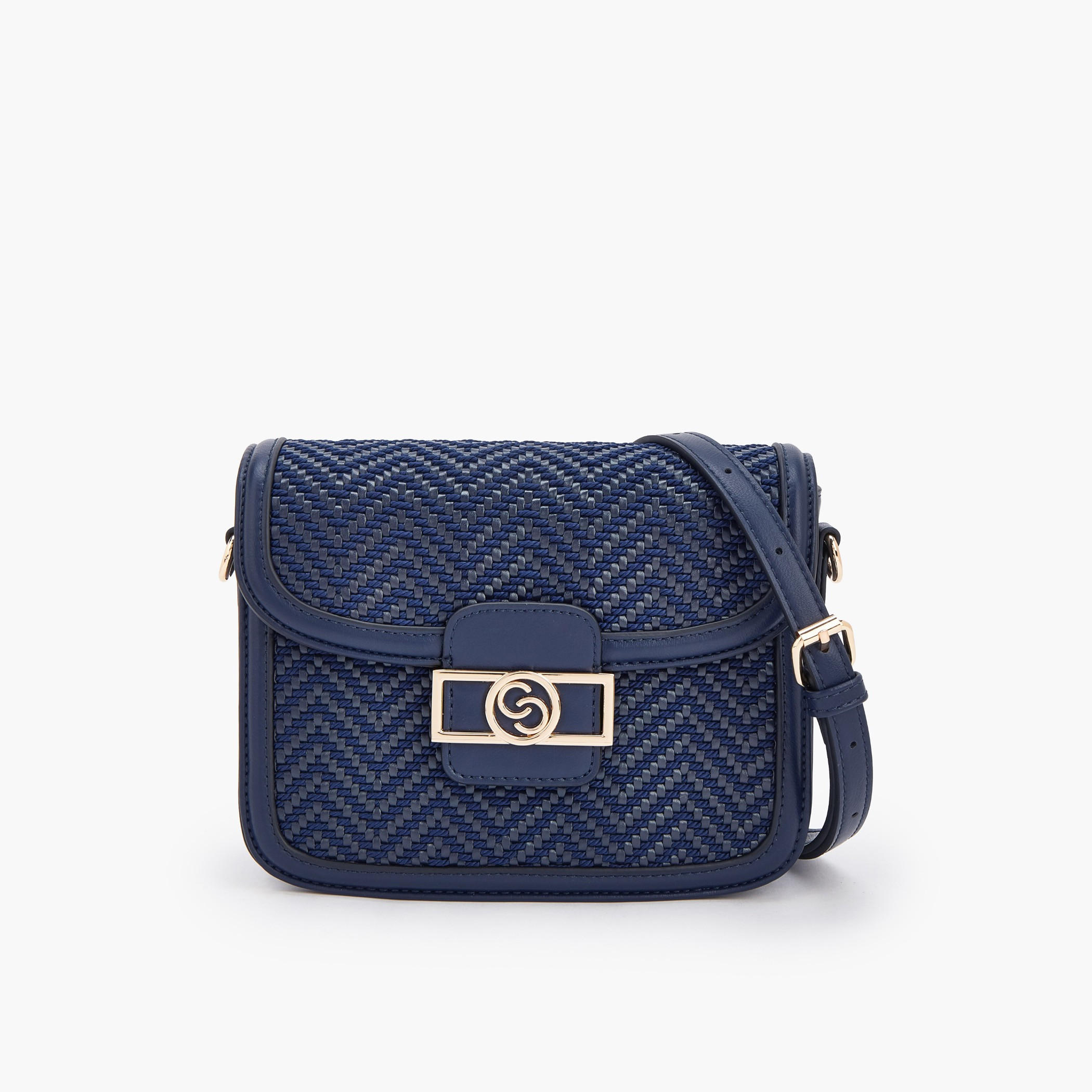 Celeste Textured Crossbody Bag with Detachable Strap-women-bagsandwallets-handbags-image-1