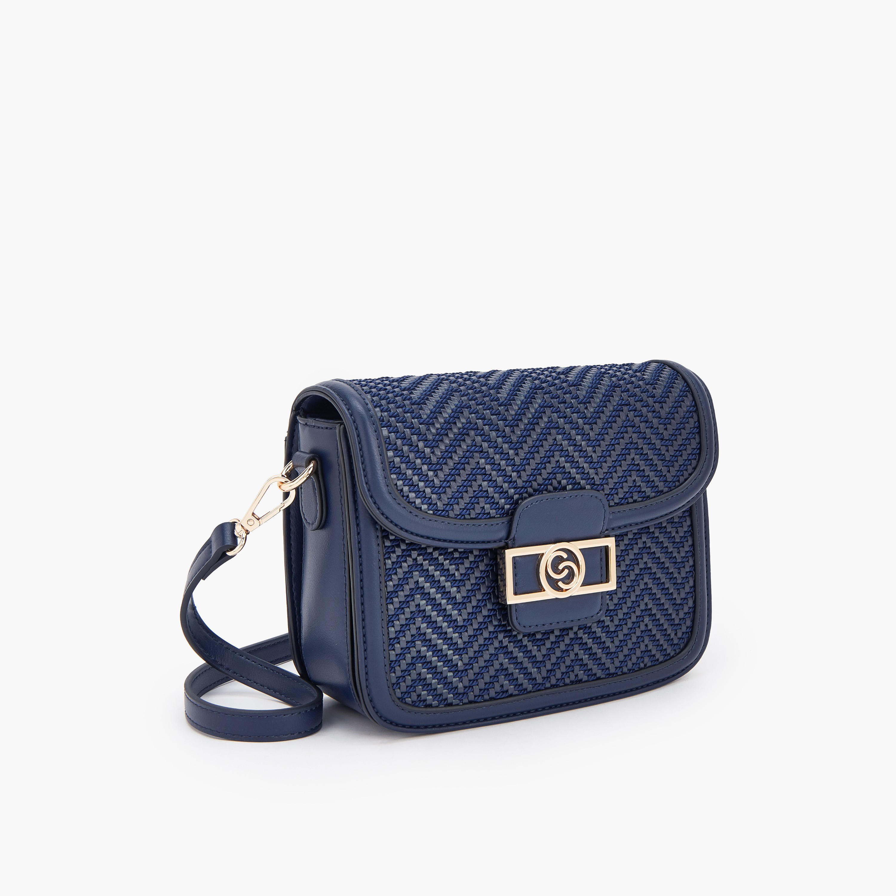 Celeste Textured Crossbody Bag with Detachable Strap-women-bagsandwallets-handbags-image-3