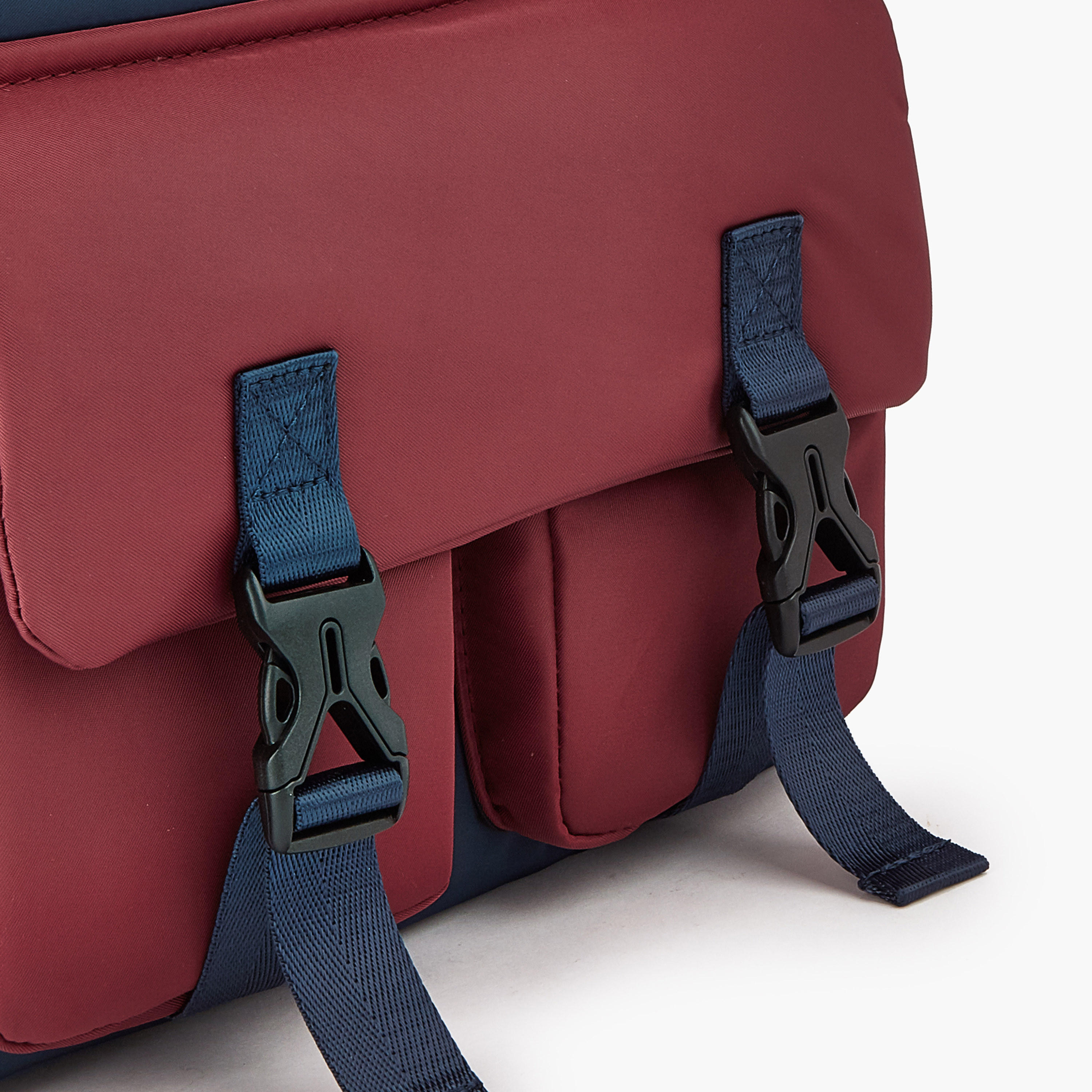 شنطة ظهر قماش سادة بأحزمة قابلة للتعديل من لي كوبر-women-bagsandwallets-backpacks-image-3