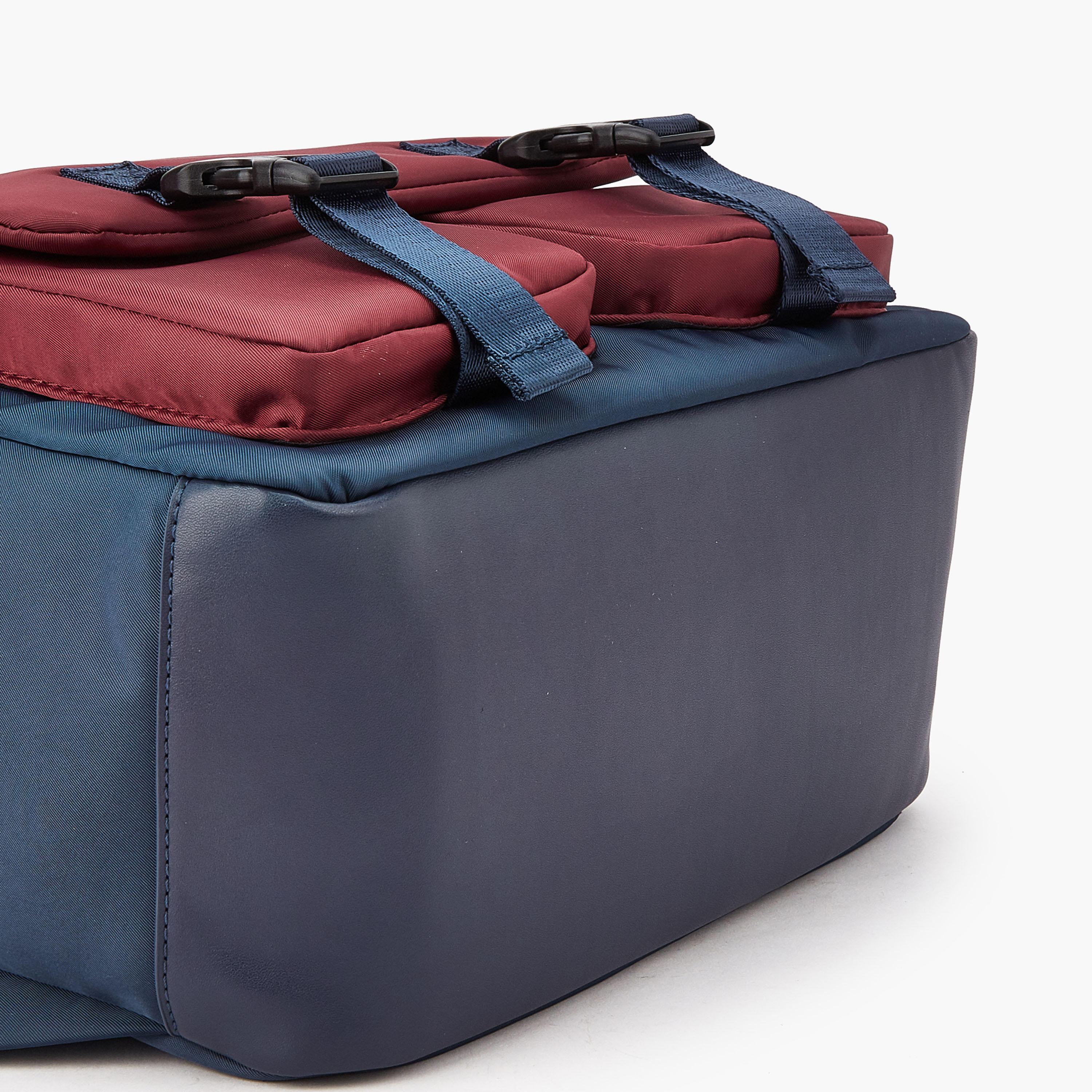 شنطة ظهر قماش سادة بأحزمة قابلة للتعديل من لي كوبر-women-bagsandwallets-backpacks-image-7