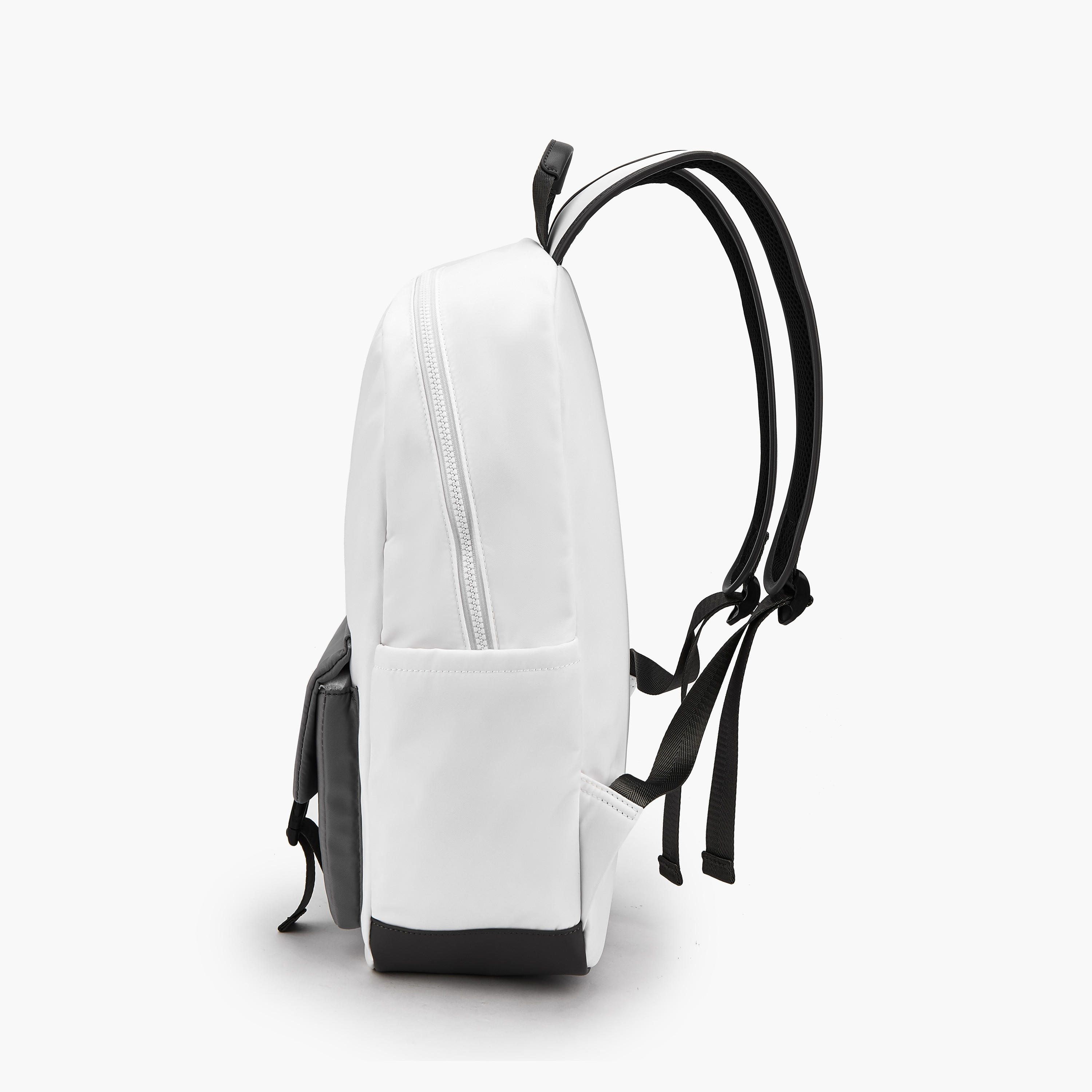 Lee Cooper Solid Textile Backpack with Adjustable Straps-women-bagsandwallets-backpacks-image-4