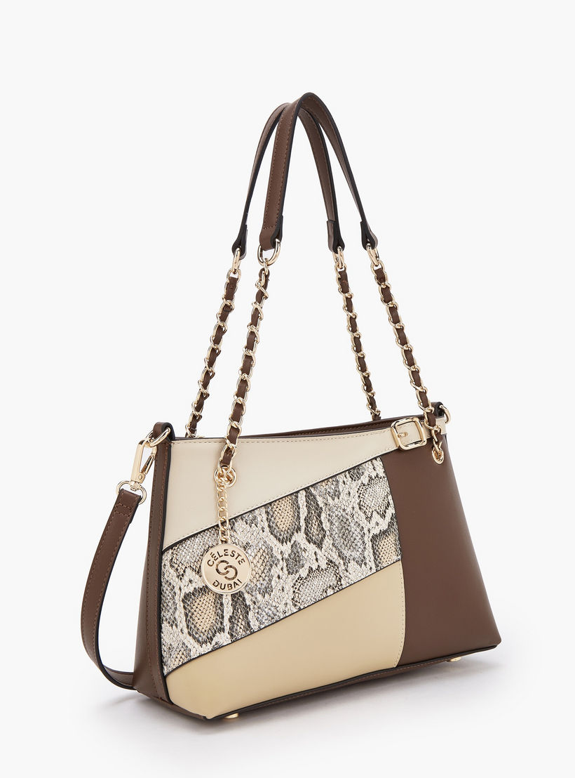 Celeste Panelled Shoulder Bag with Detachable Strap-women-bagsandwallets-handbags-image-2