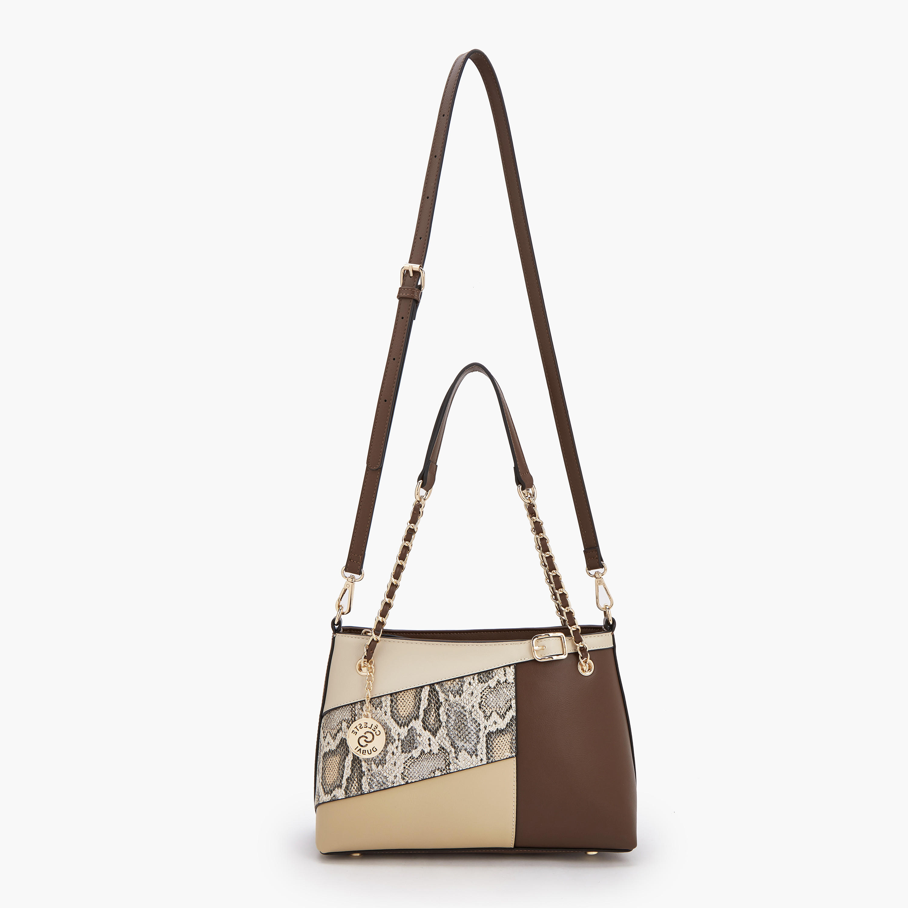 Celeste Panelled Shoulder Bag with Detachable Strap-women-bagsandwallets-handbags-image-5