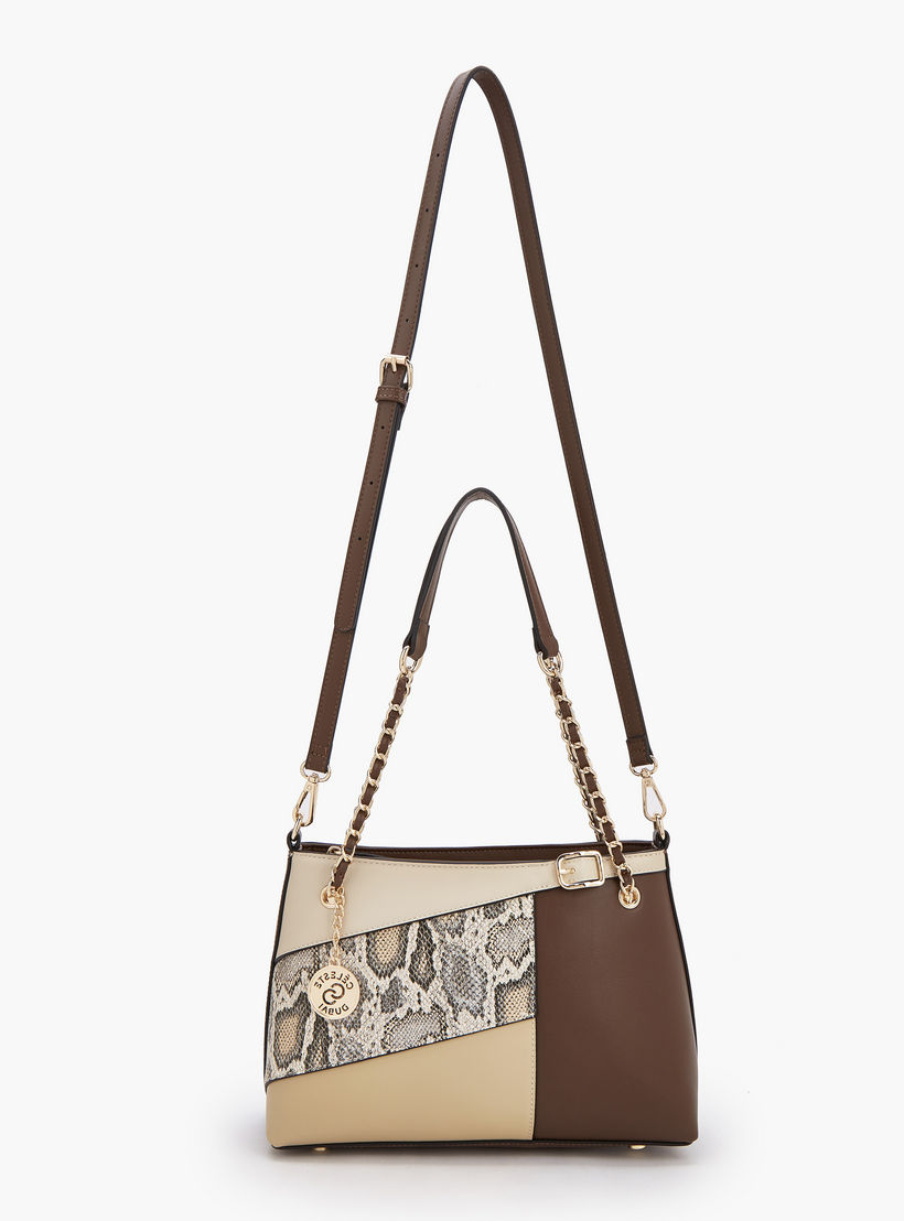 Celeste Panelled Shoulder Bag with Detachable Strap-women-bagsandwallets-handbags-image-5