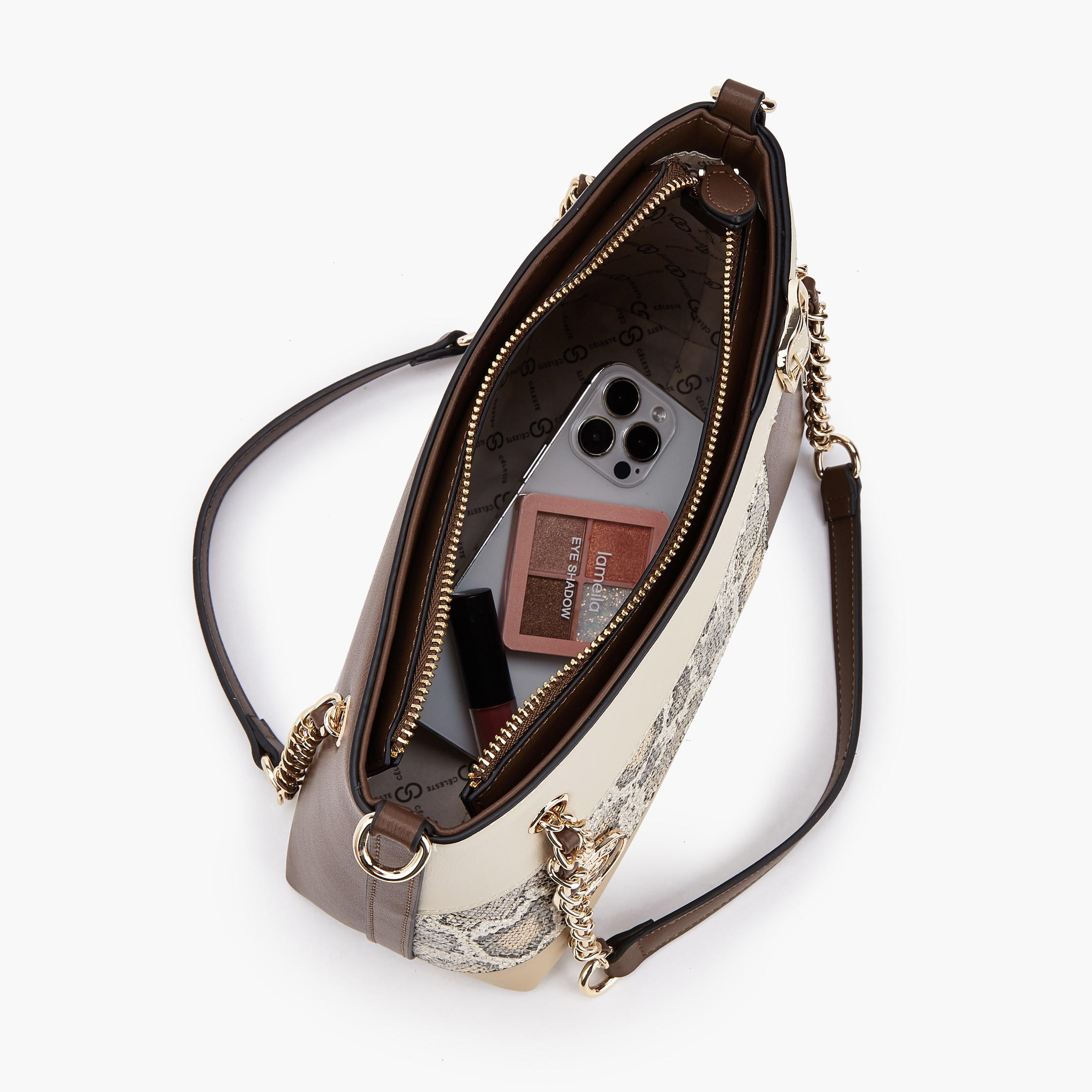 Celeste Panelled Shoulder Bag with Detachable Strap-women-bagsandwallets-handbags-image-7