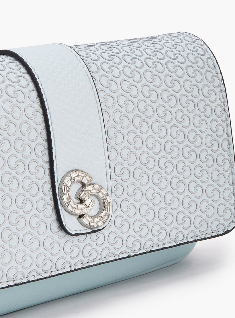 Celeste Monogram Print Sling Bag with Detachable Chain Strap-women-bagsandwallets-handbags-image-3