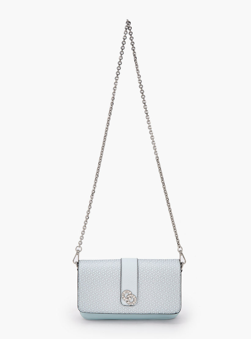 Celeste Monogram Print Sling Bag with Detachable Chain Strap-women-bagsandwallets-handbags-image-6