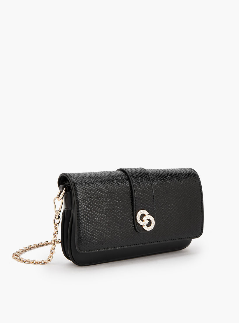 شنطة بارزة الملمس بحزام سلسلة من سيليست-women-bagsandwallets-handbags-image-2