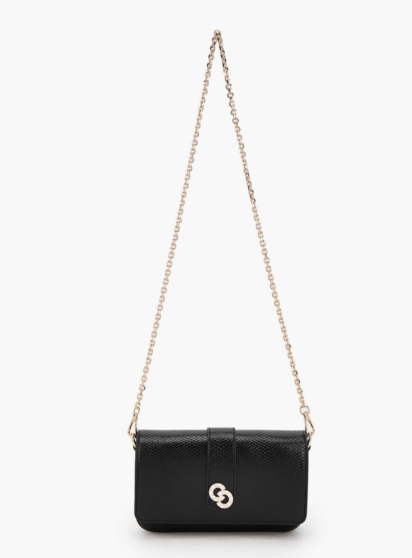 شنطة بارزة الملمس بحزام سلسلة من سيليست-women-bagsandwallets-handbags-image-5