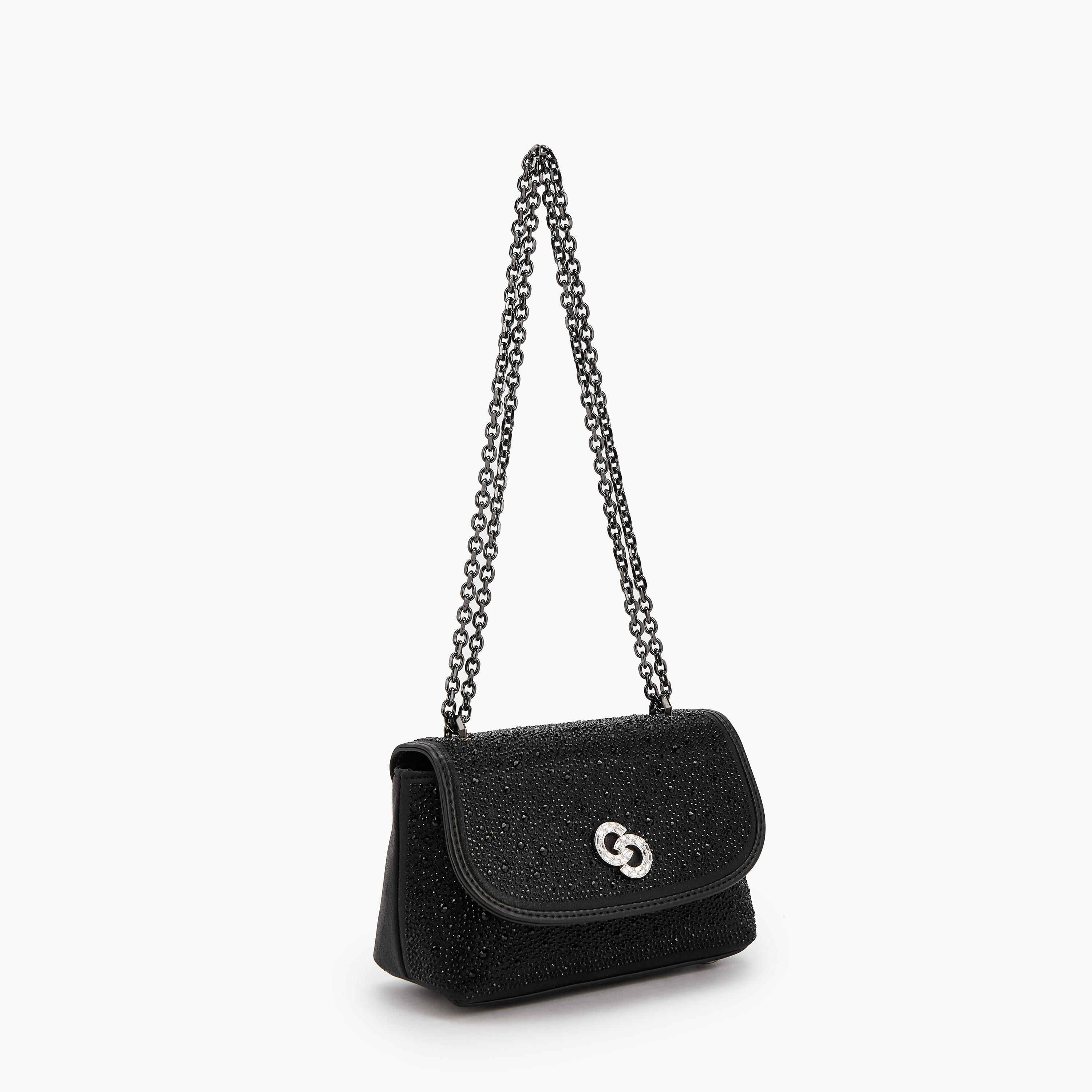 Celeste Embellished Sling Bag with Chain Strap-women-bagsandwallets-handbags-image-2