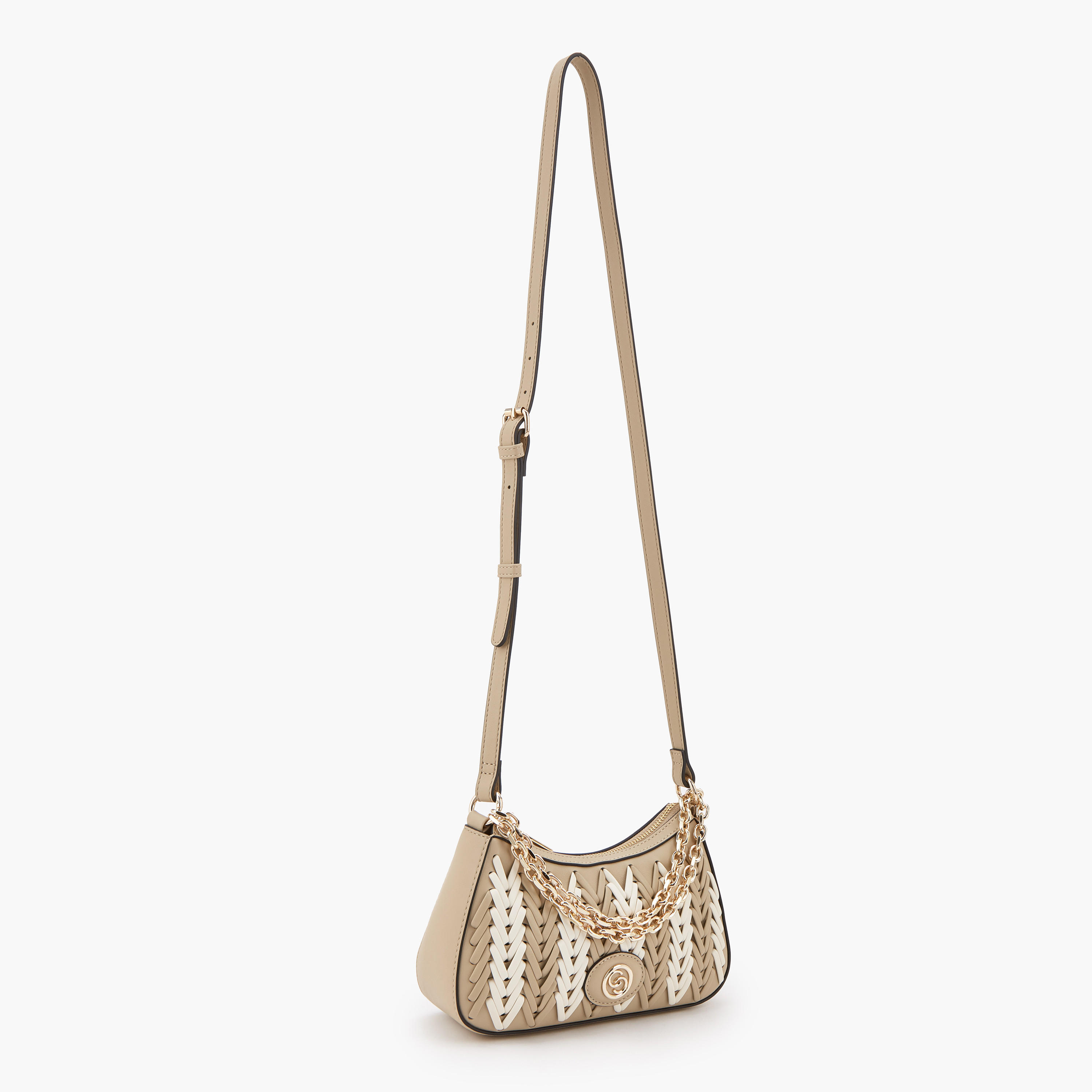 Celeste Braided Detail Crossbody Bag with Zip Closure-women-bagsandwallets-handbags-image-2