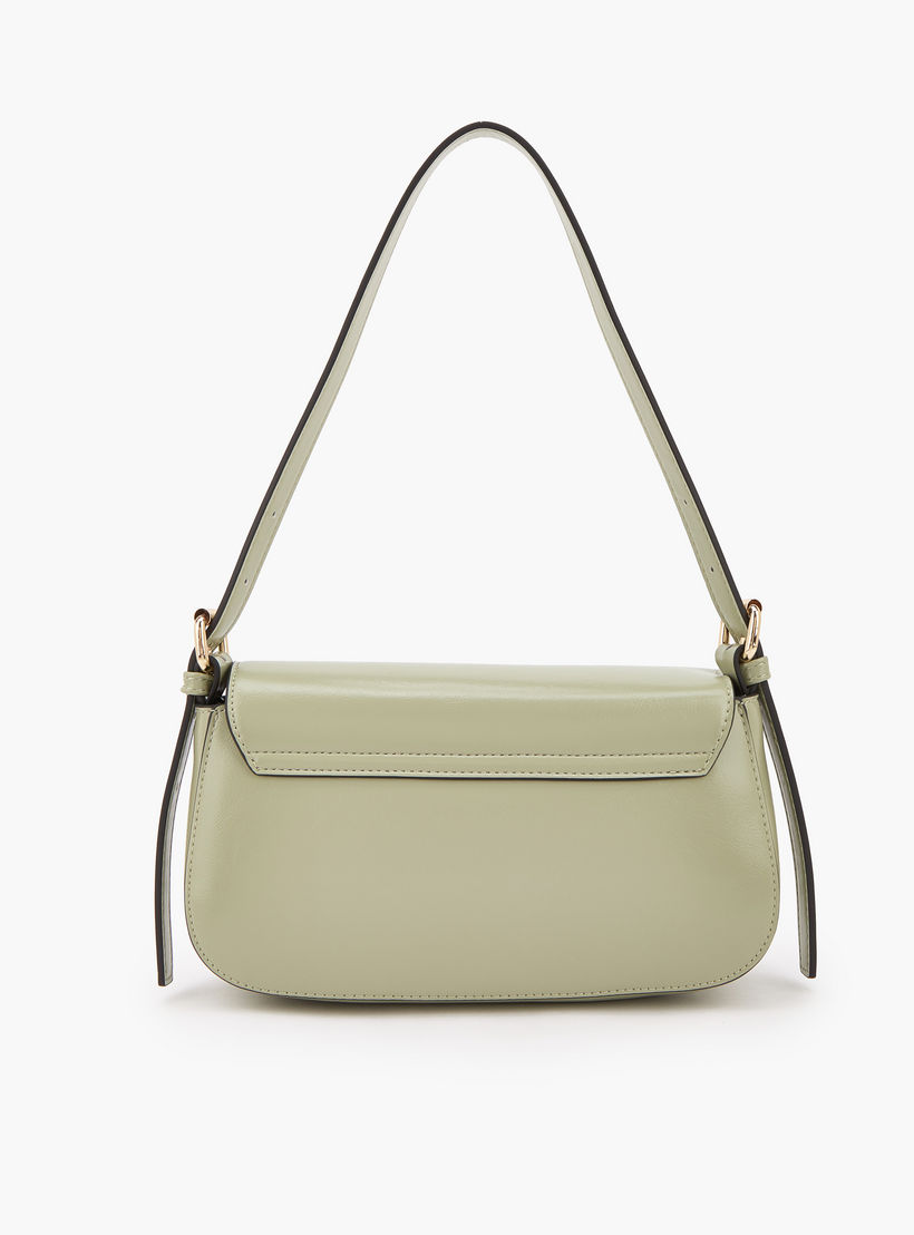 شنطة كتف بزر إغلاق وتفاصيل مغرزة من سيليست-women-bagsandwallets-handbags-image-4