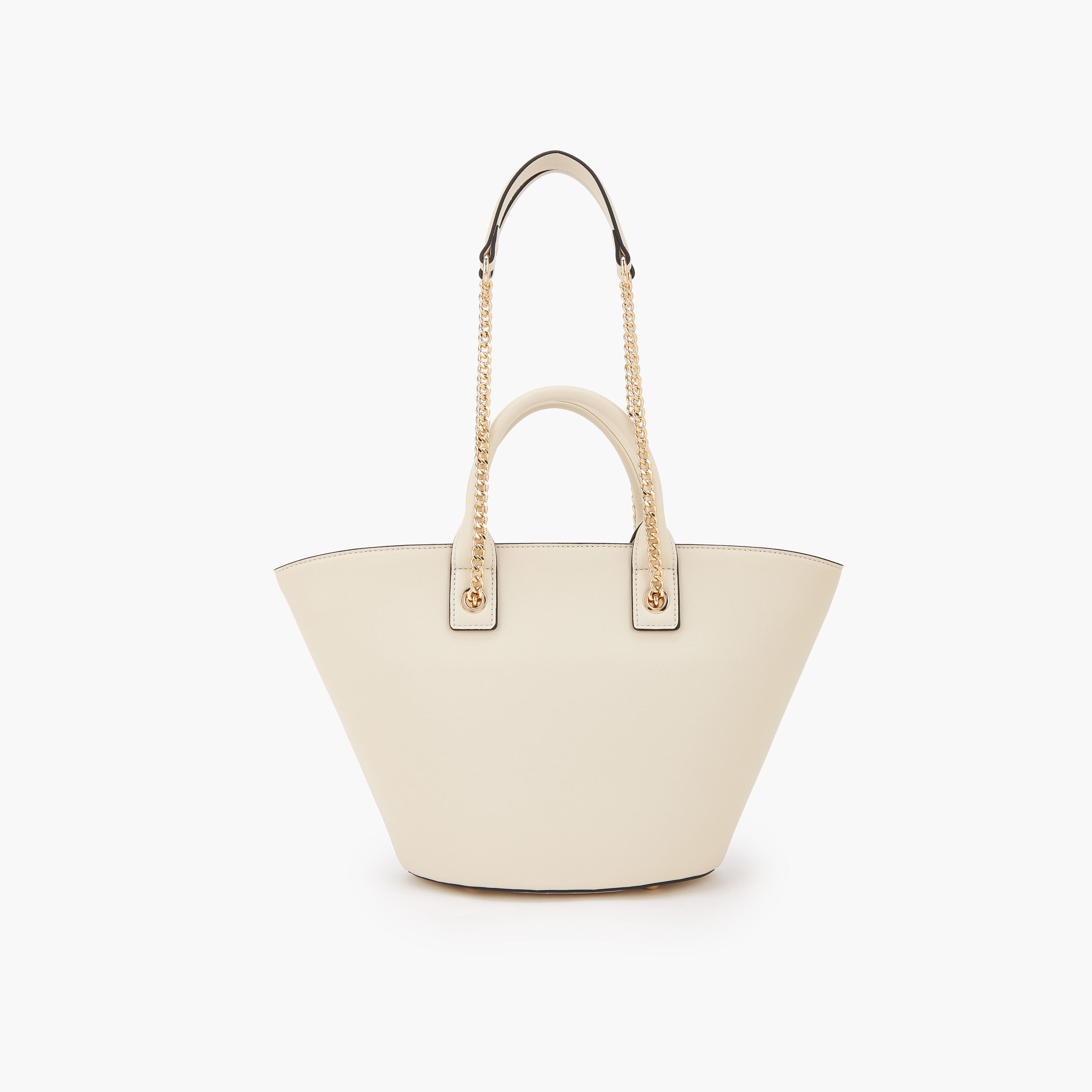 Celeste Textured Tote Bag with Chain Strap-women-bagsandwallets-handbags-image-4