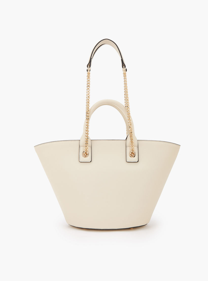 Celeste Textured Tote Bag with Chain Strap-women-bagsandwallets-handbags-image-4
